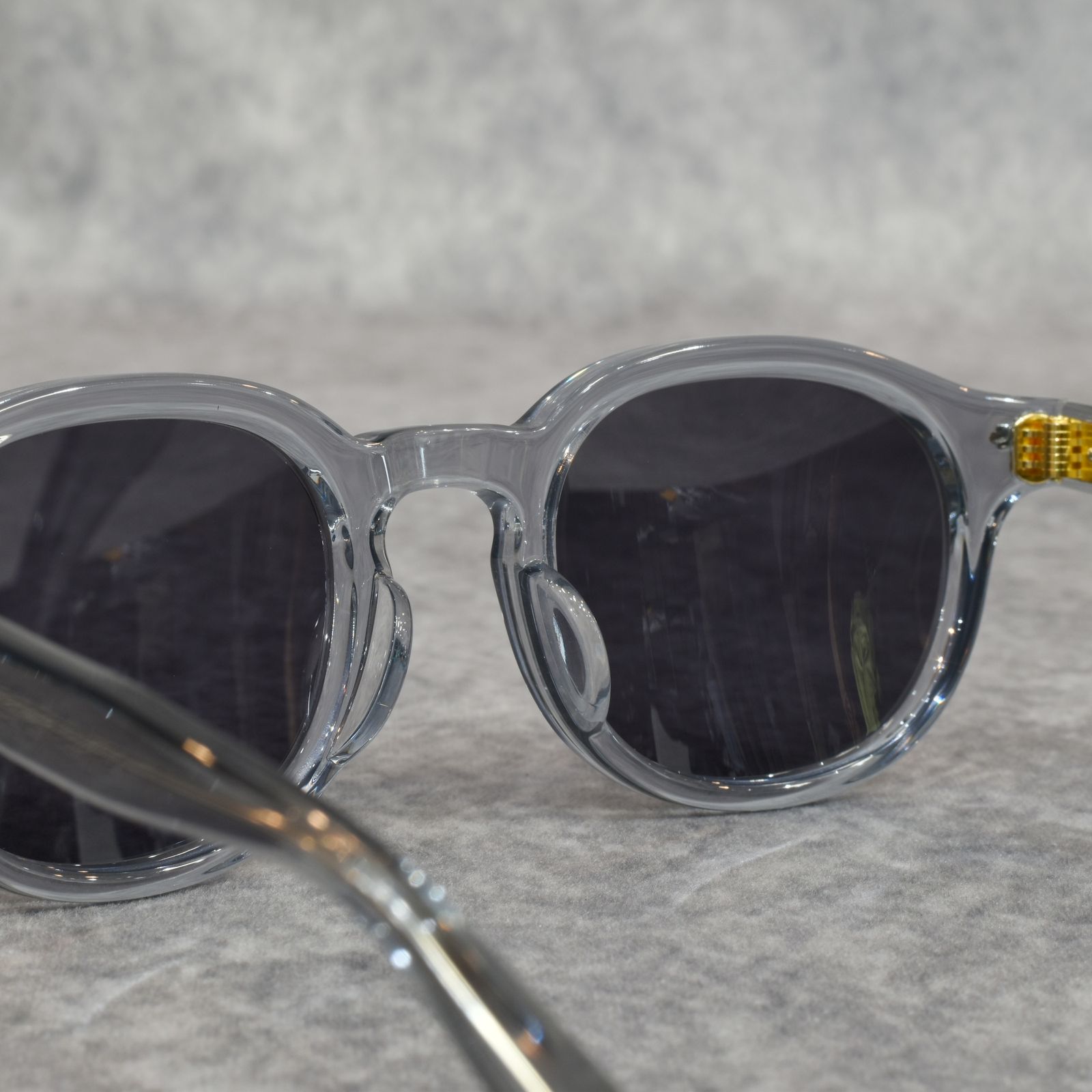 B/W TYPE GLASSES (CLEAR / BLACK)｜ボストン/ウェリントン サングラス｜CL-25AW002G