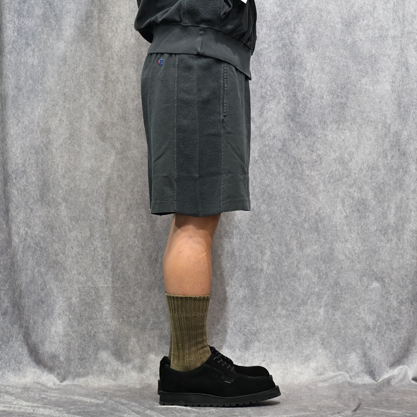 N.HOOLYWOOD × Champion｜HALF PANTS （CHARCOAL / チャコール）｜ハーフパンツ｜C8-D513