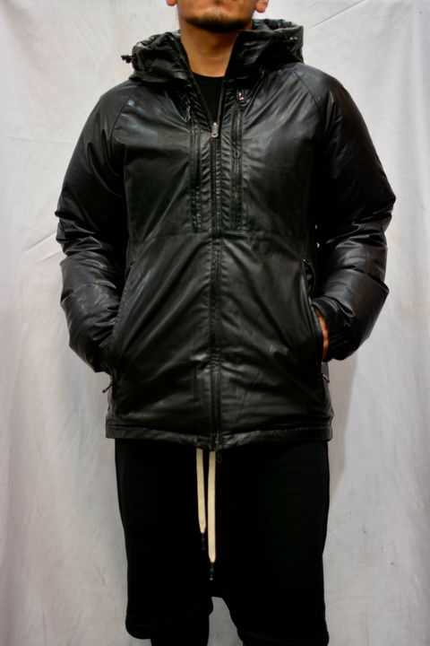 × NANGA カンガルーレザー + 40d taffeta NYLON