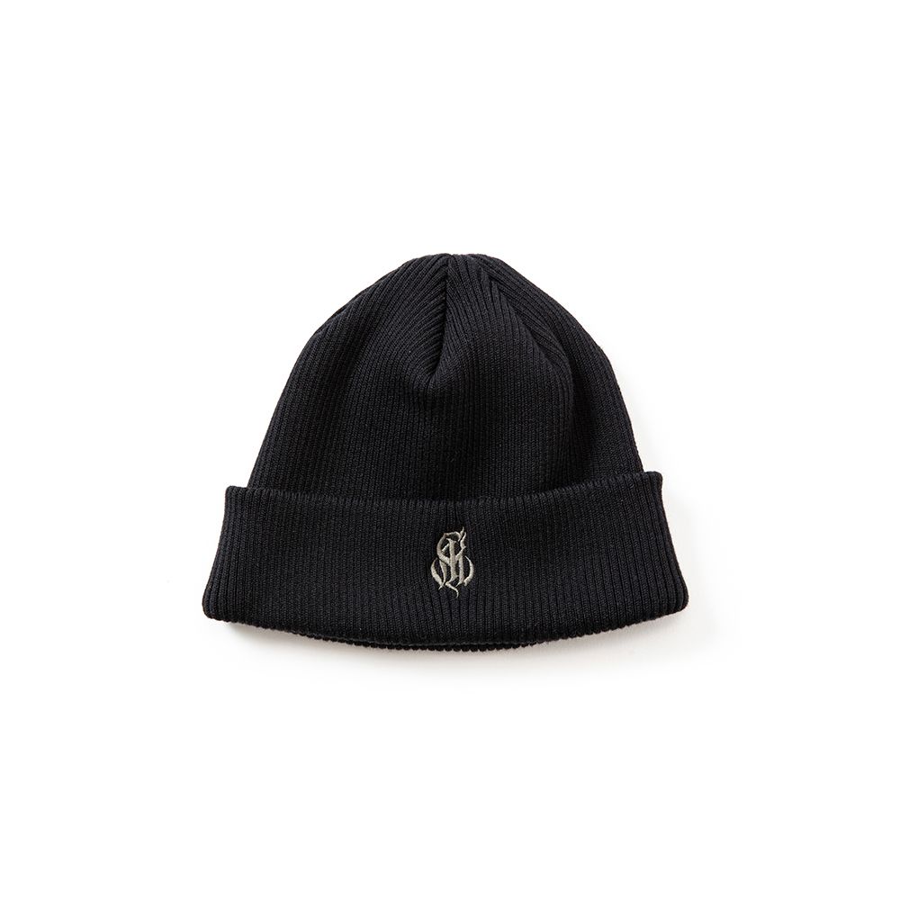 CAL Logo embroidery knit cap (Black) / ロゴ刺繡 ニットキャップ