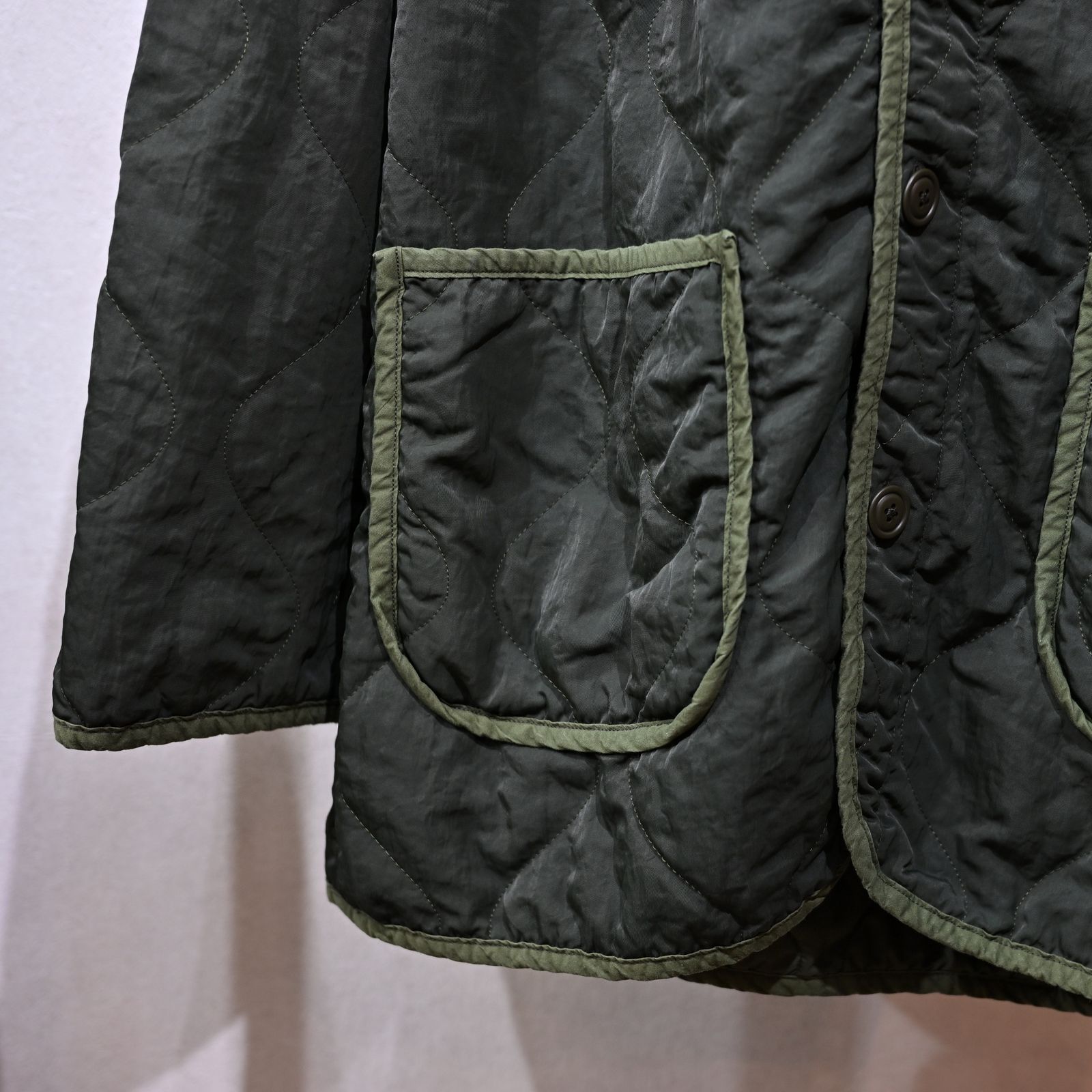 SUPER NYLON MILITARY LINER (OLIVE)|スーパーナイロン ミリタリー ライナー ジャケット (オリーブ) PC-015-2014-52