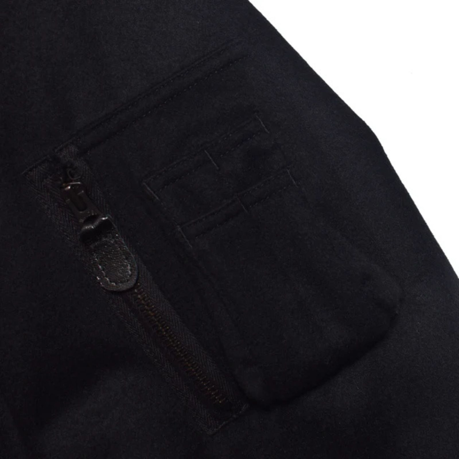 Wool Meiton Bomber JKT （BLK）｜ウールメルトン ボンバージャケット フライトジャケット｜2511-9001