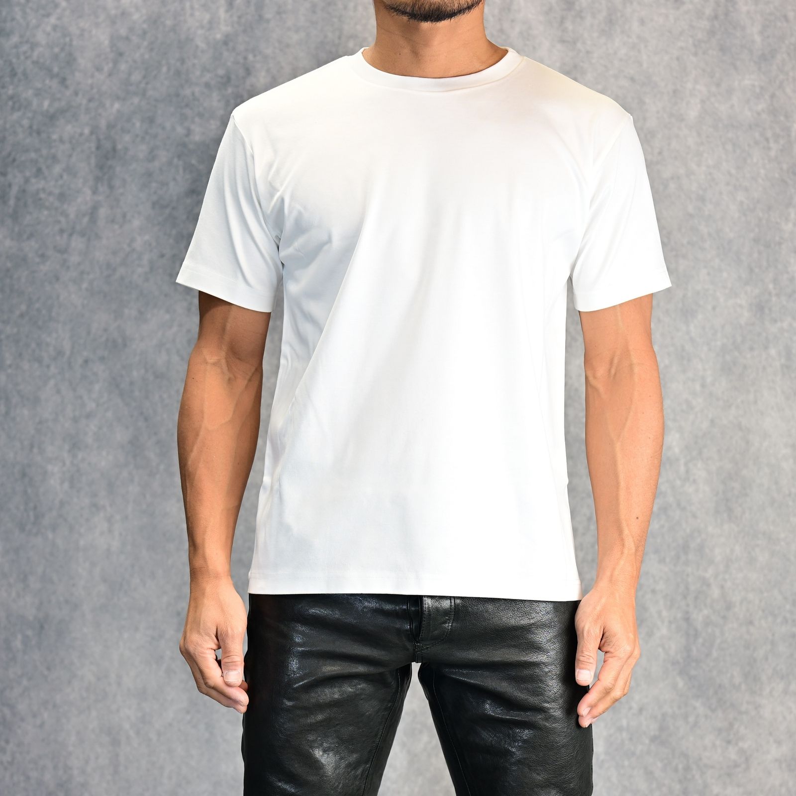 THE LINE スーピマコットン Tシャツ （WHITE） T-268