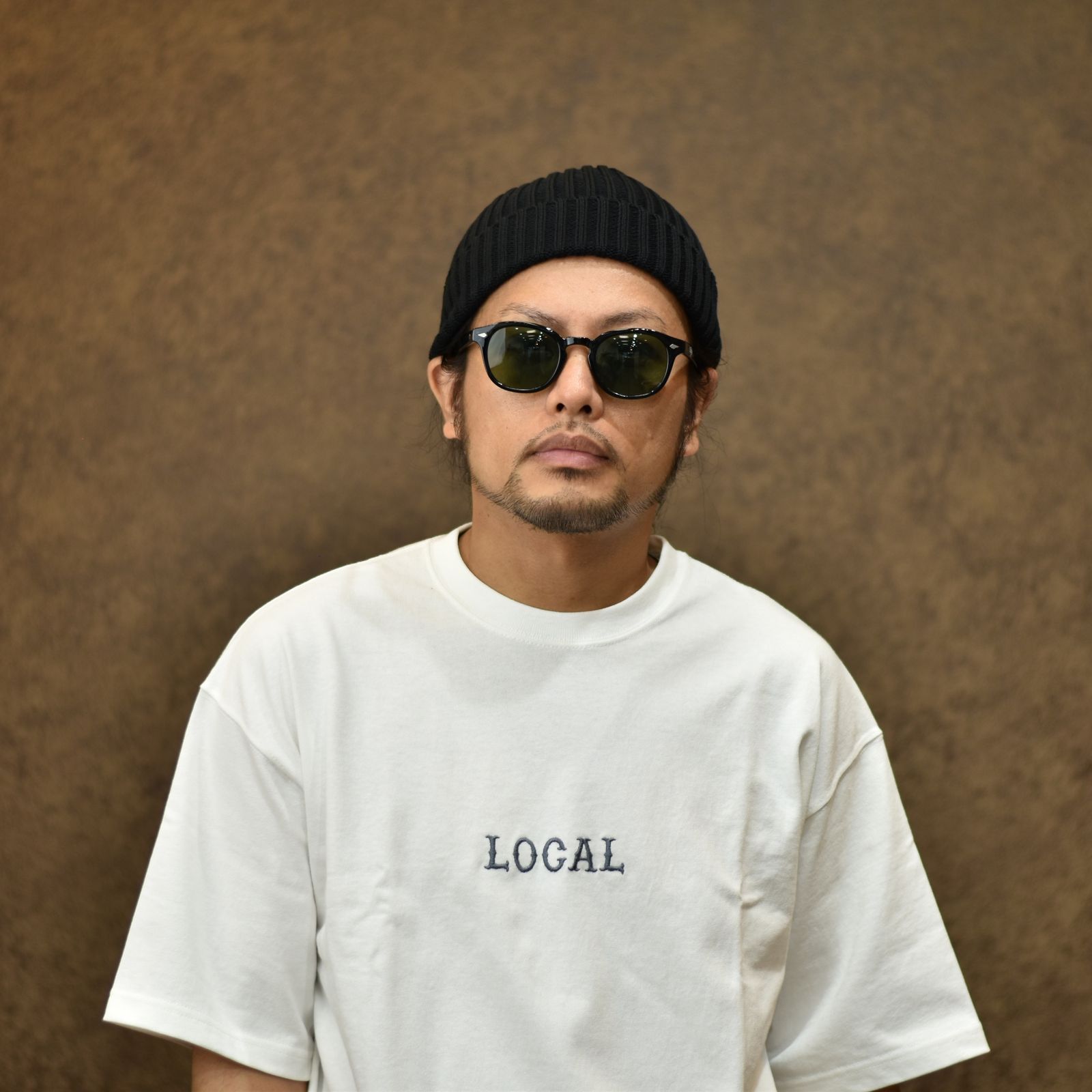 CUTRATE LOGO GLASSES (BLACK × GREEN) / カットレイト ロゴ グラシズ