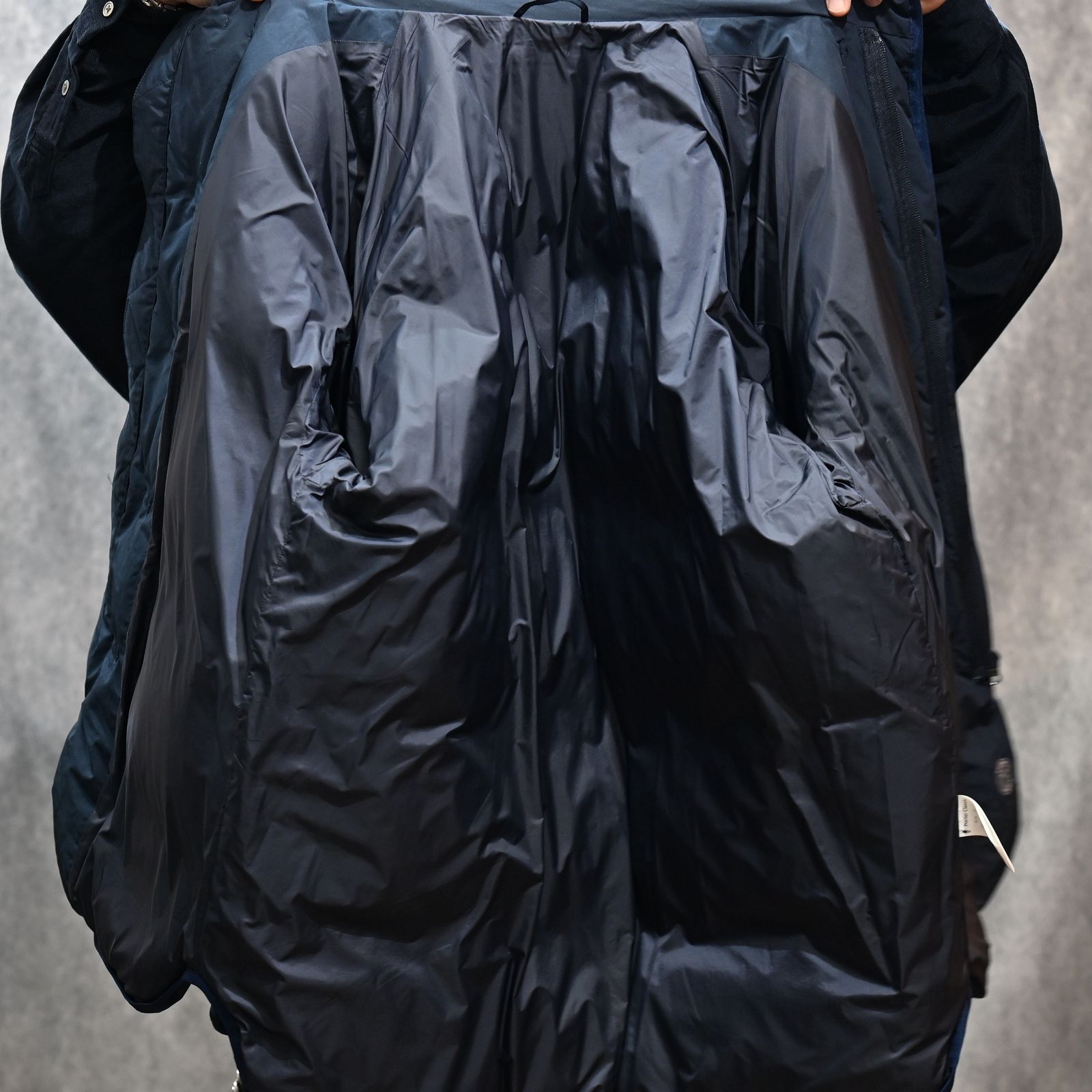 WEATHER CHINESE DOWN JACKET （NAVY）｜チャイナ ダウンジャケット （ネイビー） PC-026-2441-41