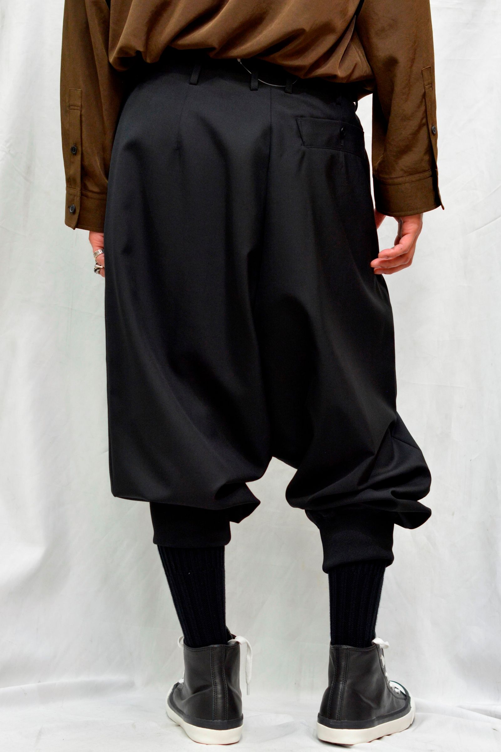 T/W Wrap Saruel Rib Pants
