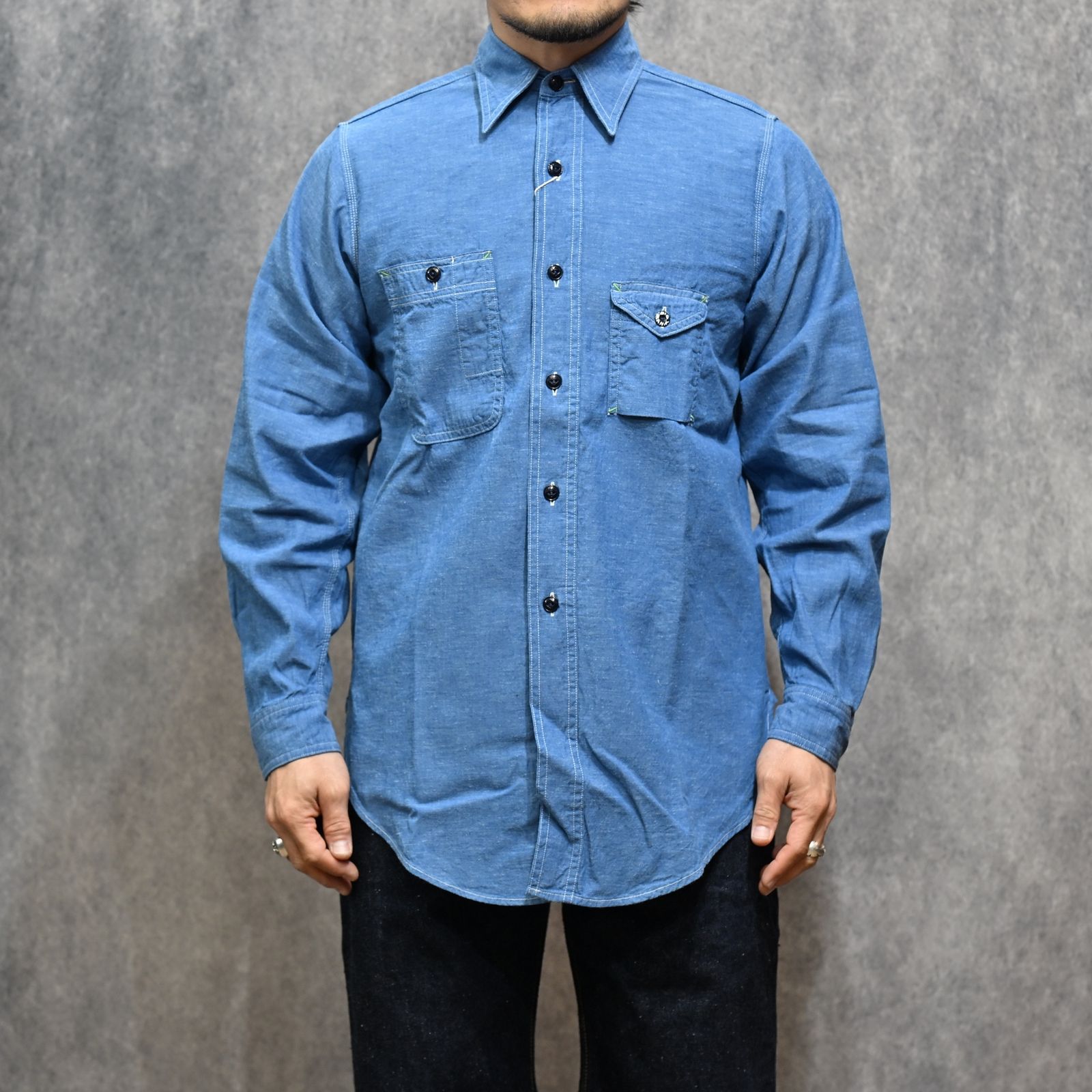1935 ORIGINAL CHAMBRAY （BLUE GREY）｜シャンブレーシャツ （ブルーグレー）
