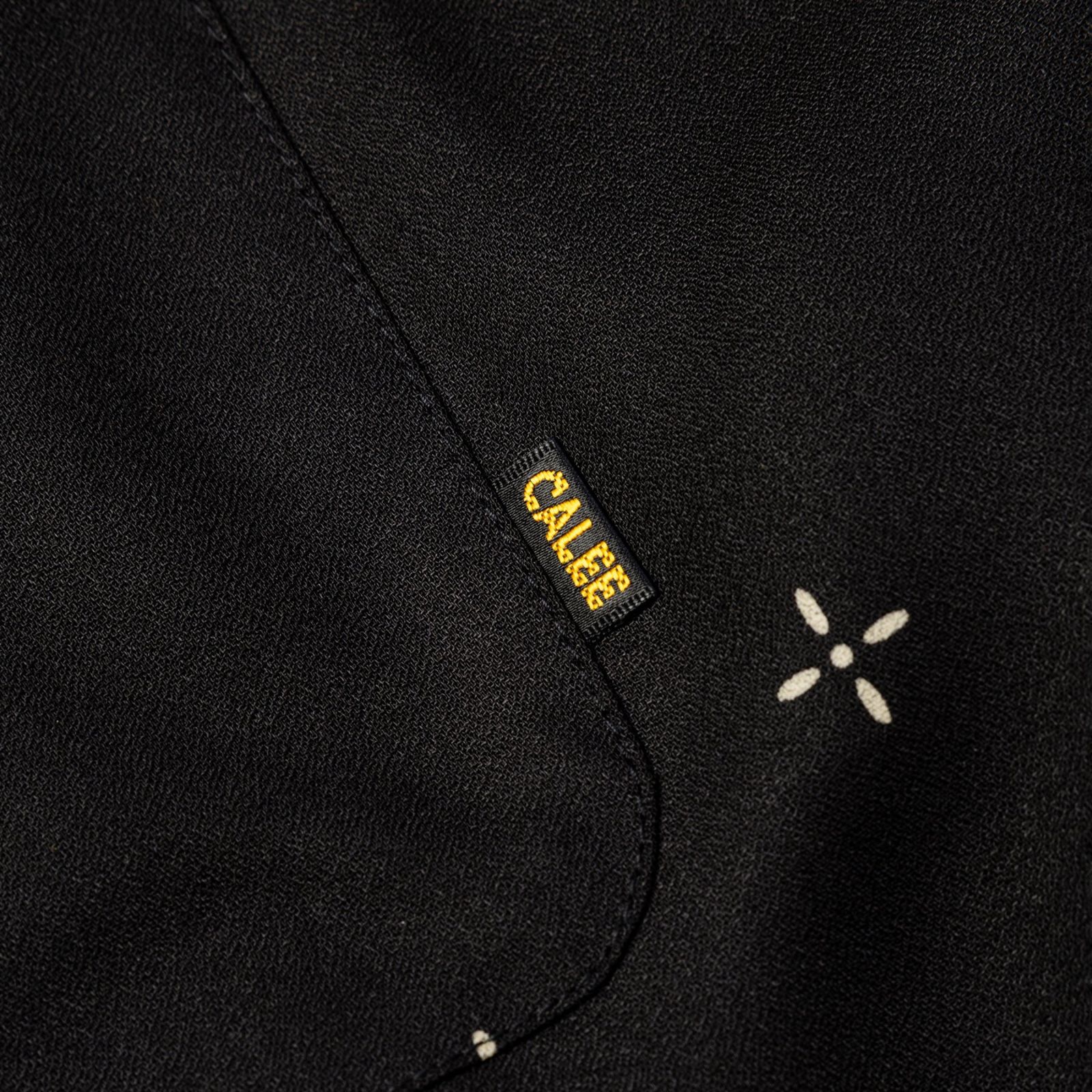 CROSS PATTERN SH (BLACK)｜クロス柄 オープンカラー 長袖シャツ｜CL-26AWCRS003
