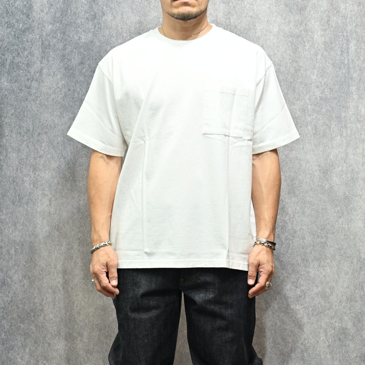 FASHION IS LANGUAGE TEE （WHT） プリント Tシャツ （ホワイト）｜MDFBF08401