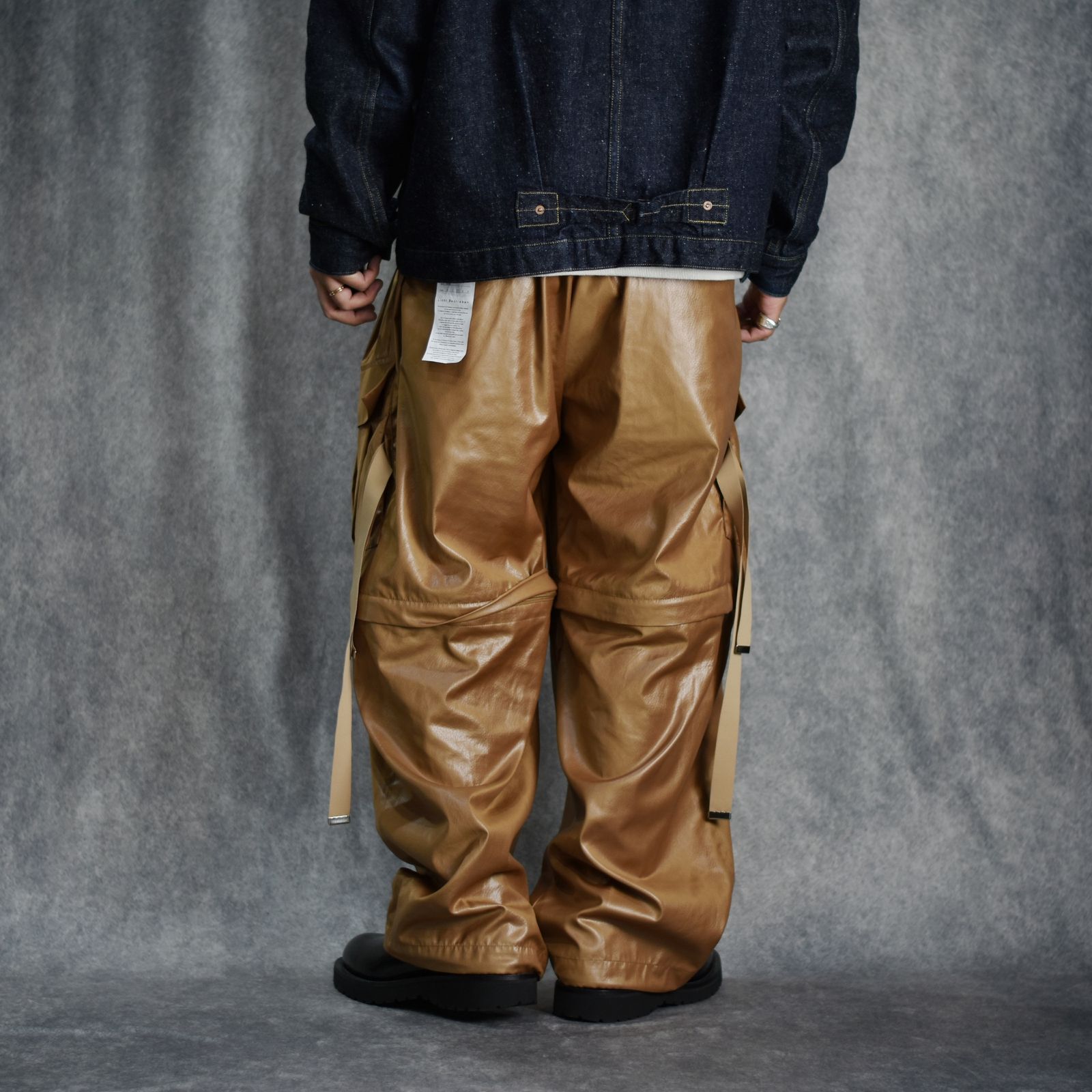 デタッチャブルワイドカーゴパンツ / LB25SS-PT05-FFL (BROWN)