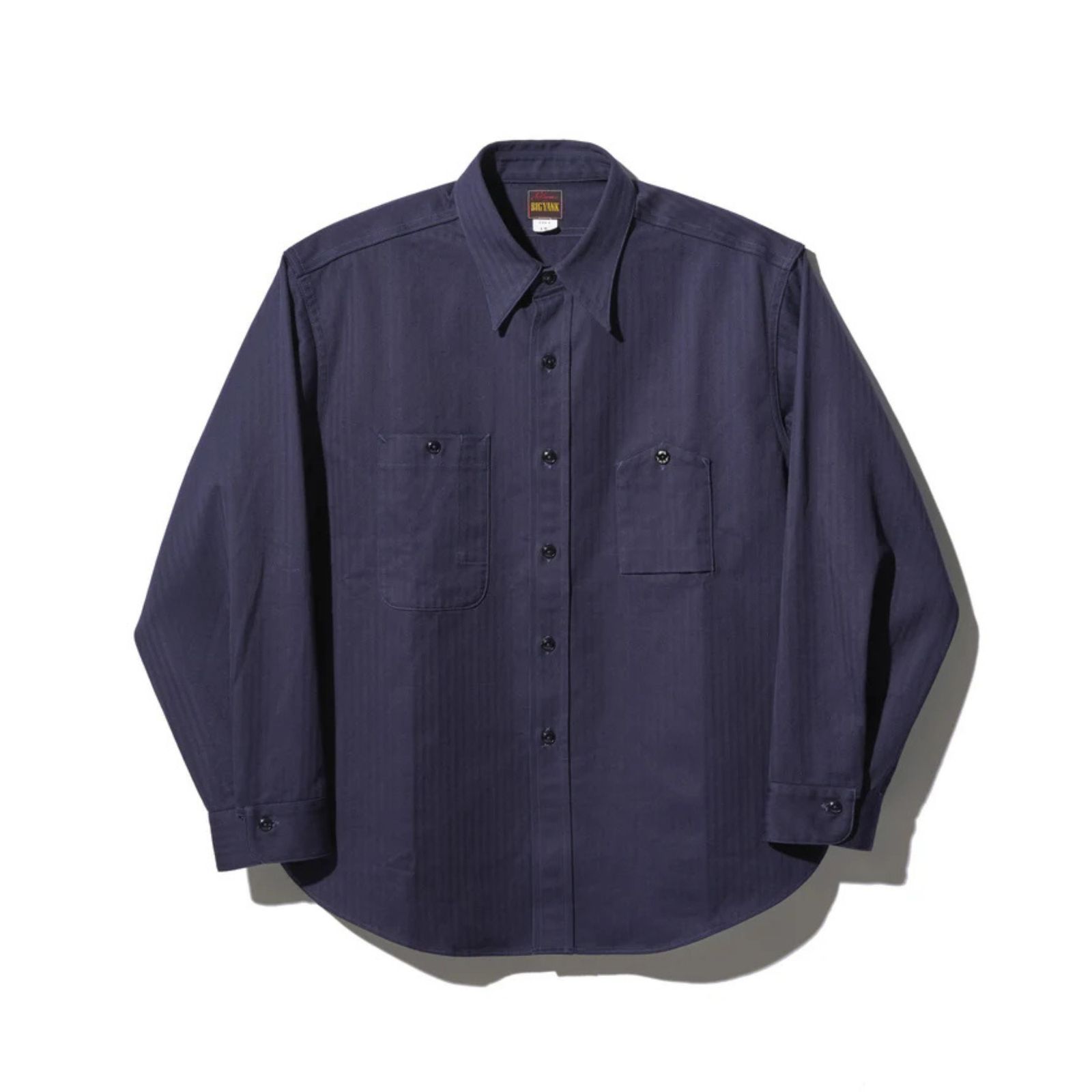 Y1944 HBT SHIRT （NAVY） ヘリンボーンシャツ （ネイビー）