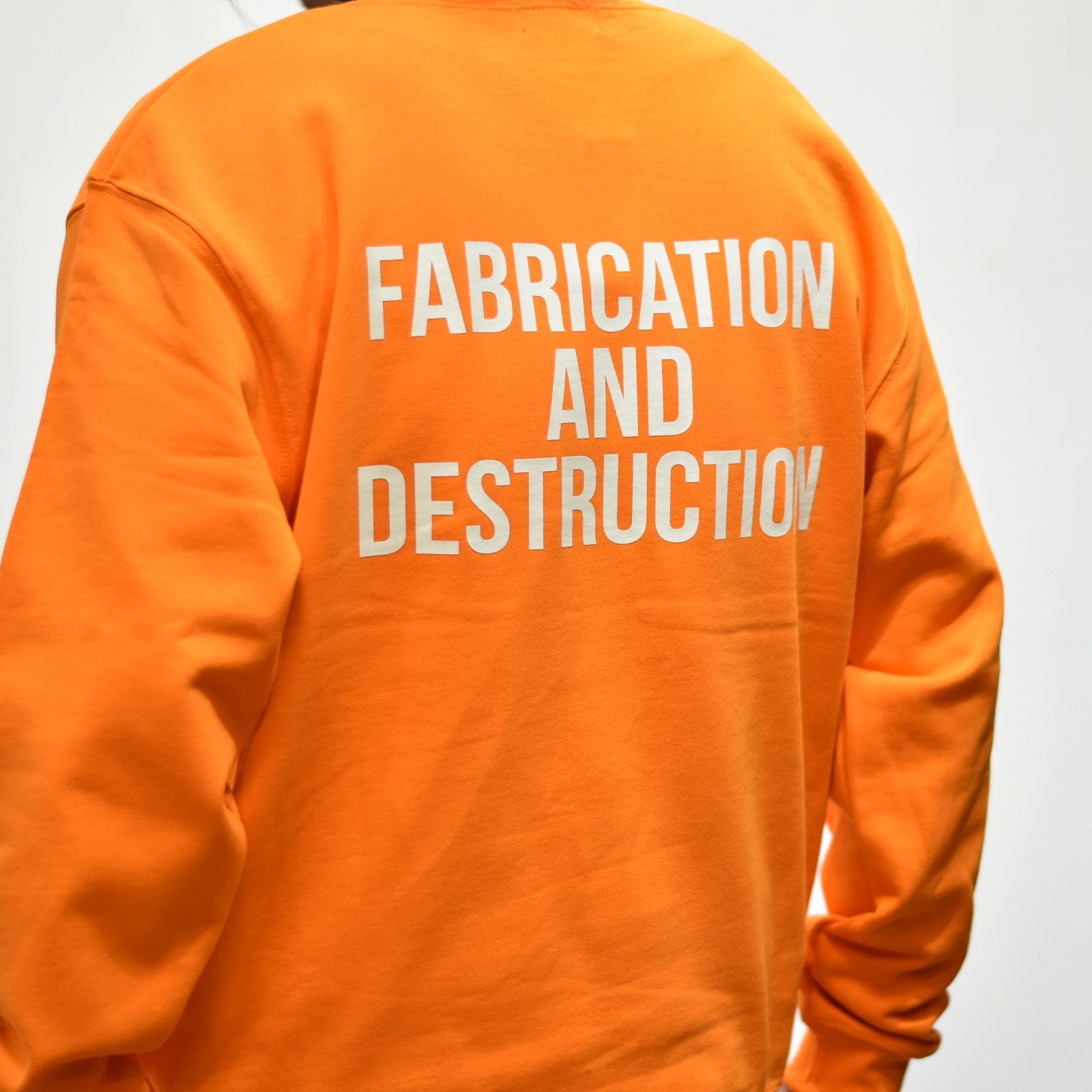CUTRATE LOGO L/S SWEAT SHIRT  (ORANGE)