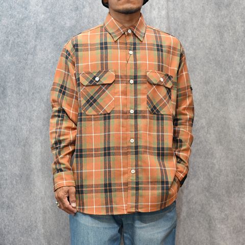 × BIG MAC SHIRT （ORG CHECK）｜× ビッグマック チェックシャツ｜2252-SH61-026