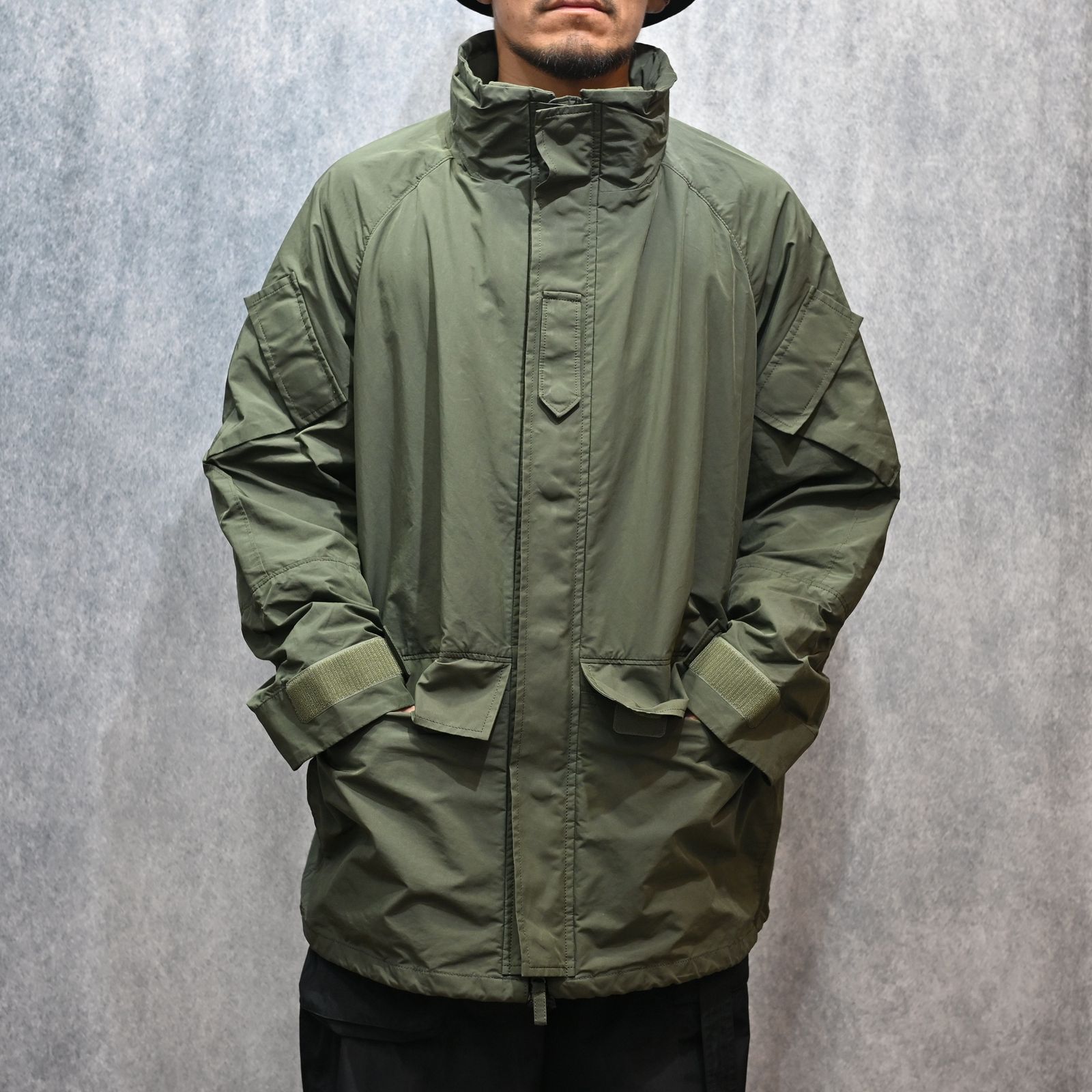 WEATHER MILITARY JACKET / LINER NYLON ZU CONNECTION  （KHAKI)｜ウェザーミリタリー ジャケット （カーキ） PC-026-2988-52