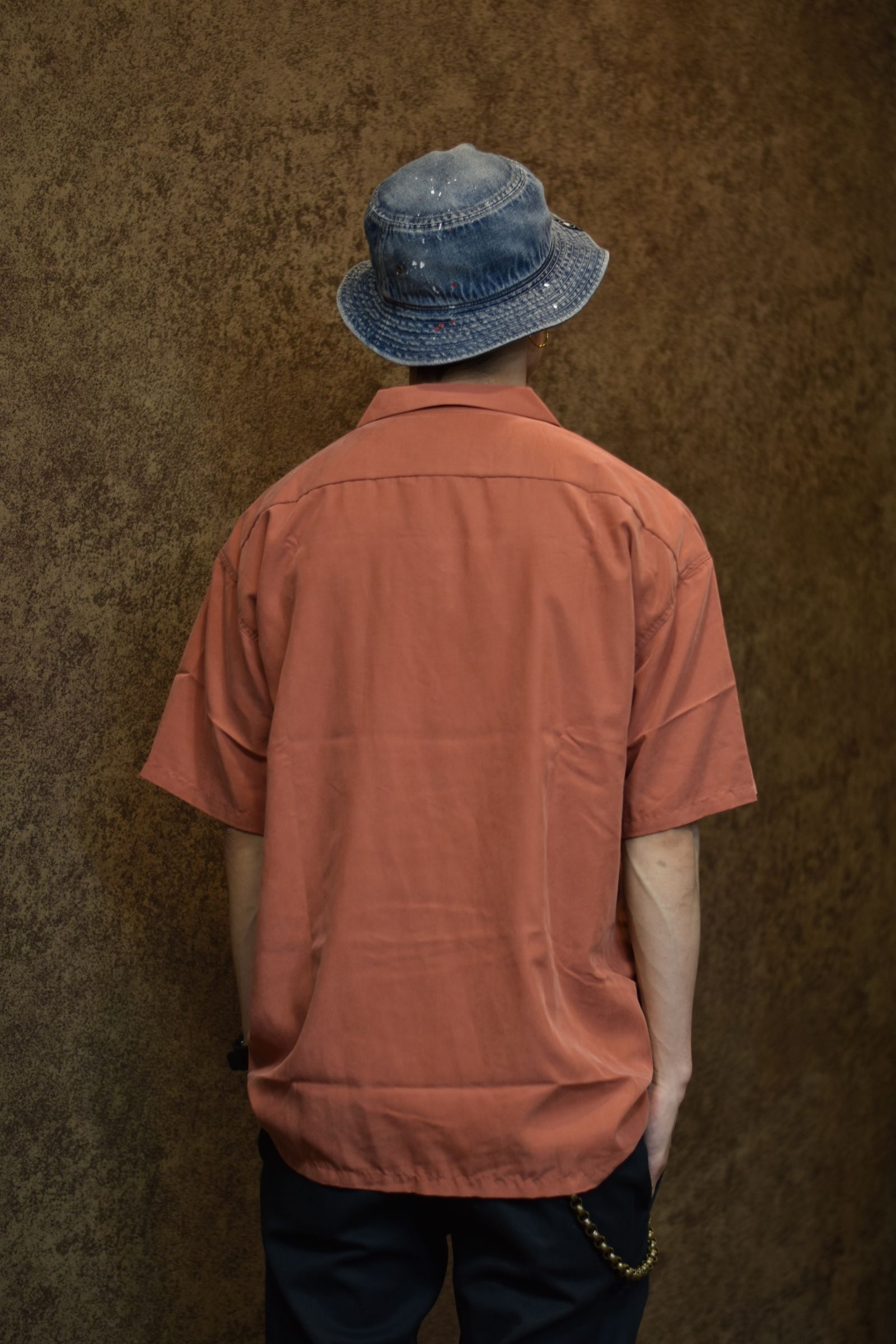 NO POCKET SMOOTH S/S SHIRT (VERMILION)