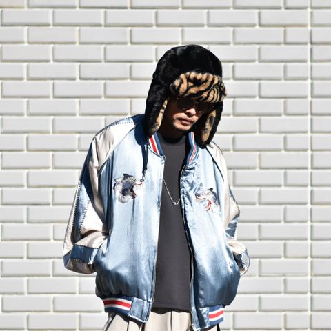 CHEMICAL FUR FLIGHT CAP (MULTI) / ケミカルファー フライトキャップ