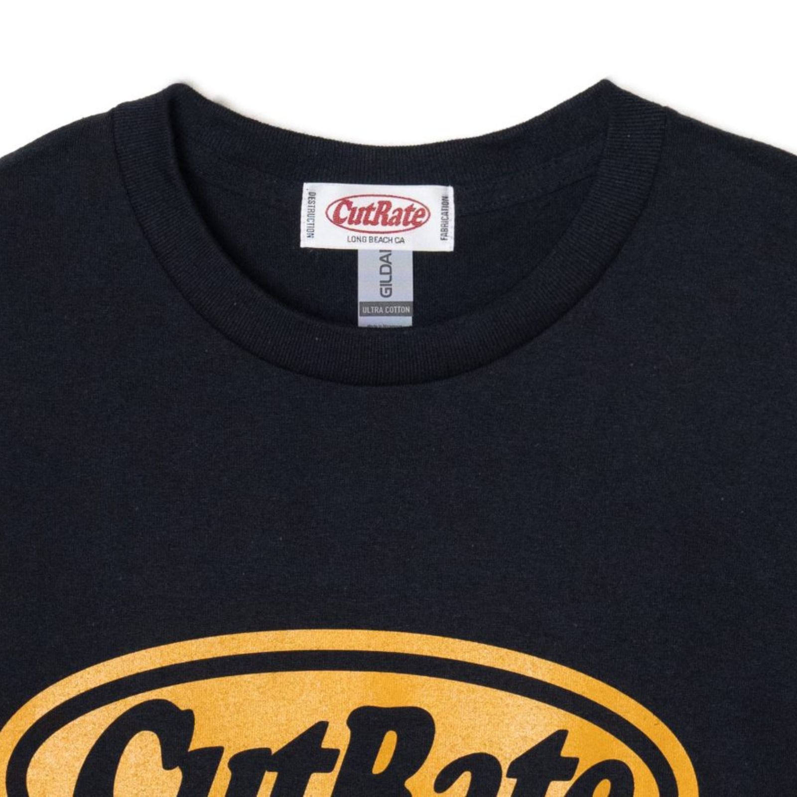 CUTRATE LOGO S/S TEE (BLACK) / プリントTシャツ