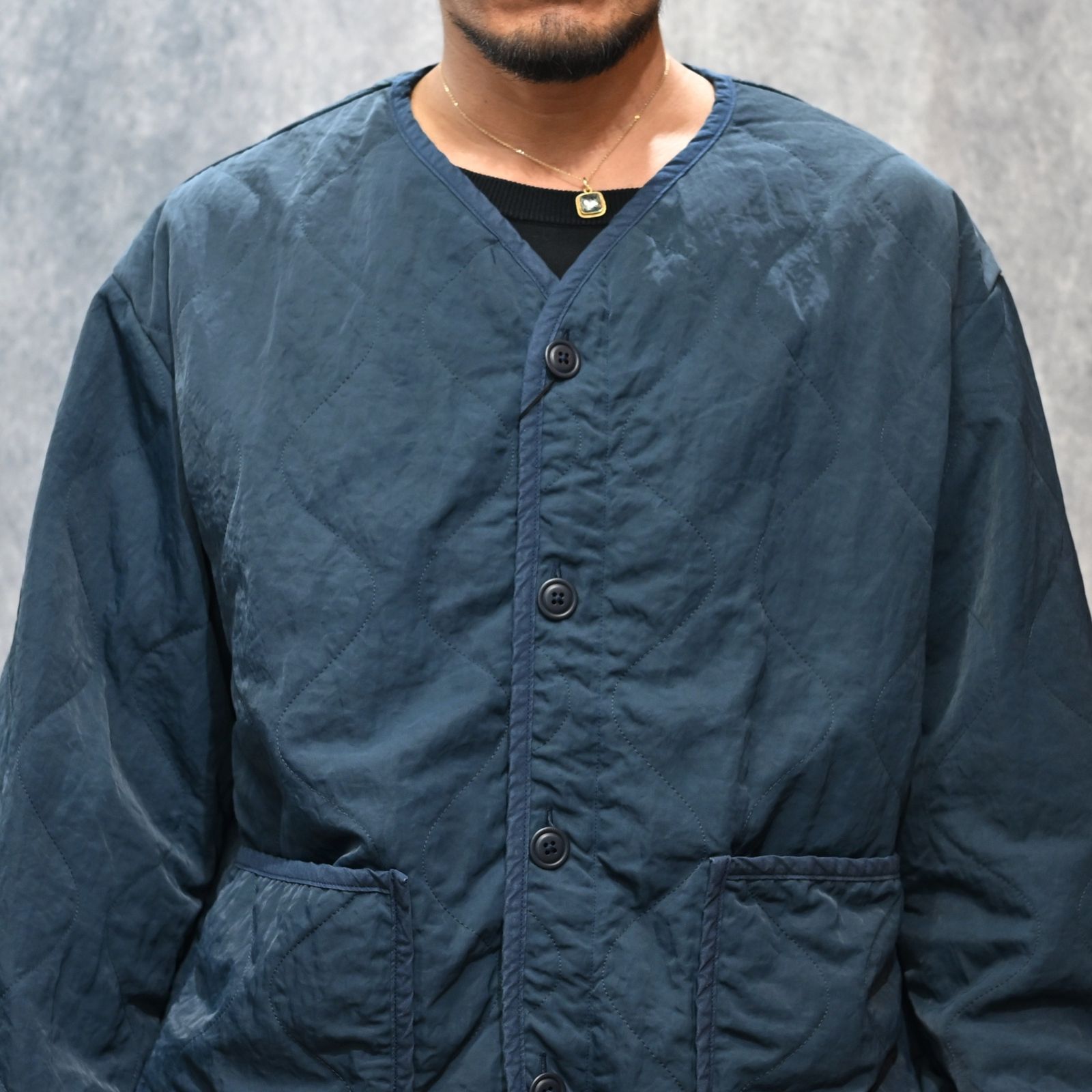 SUPER NYLON MILITARY LINER (BLUE)|スーパーナイロン ミリタリー ライナー ジャケット (ブルー) PC-015-2014-40