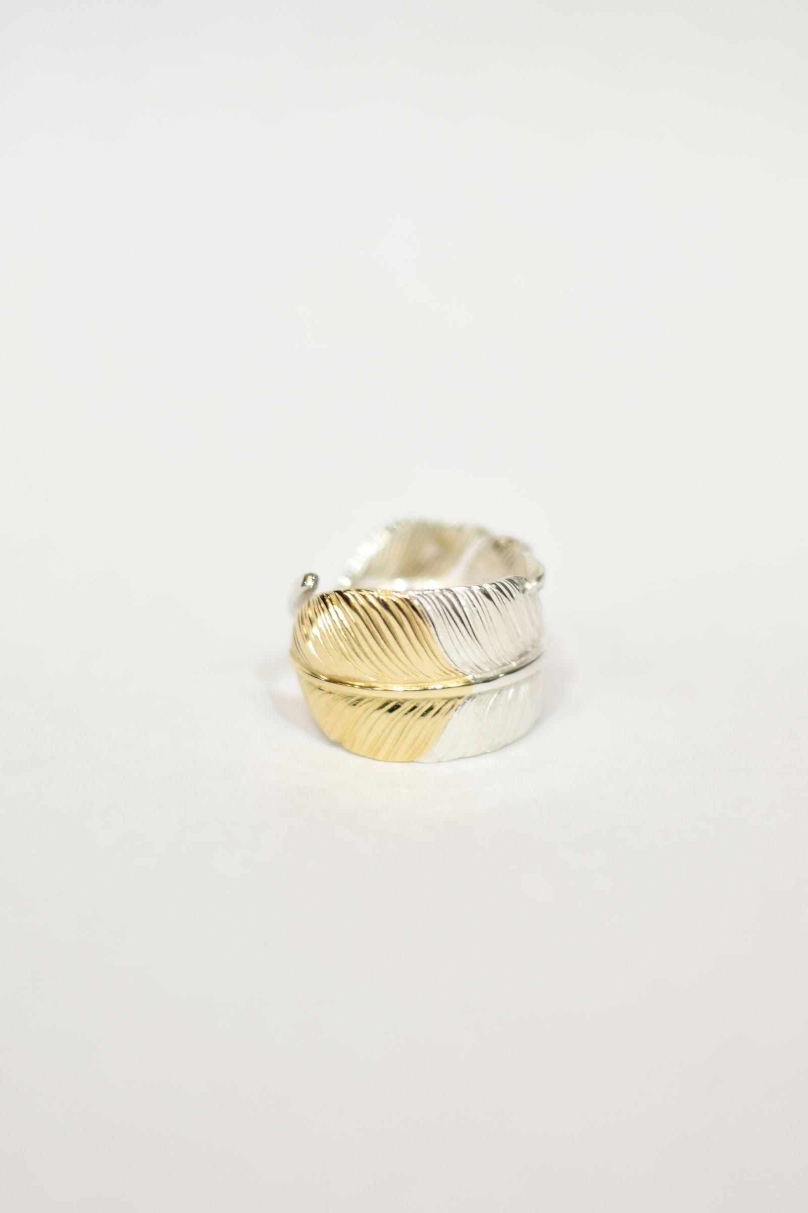 TARO WASHIMI - L old feather K18 top ring 02 | chord online store