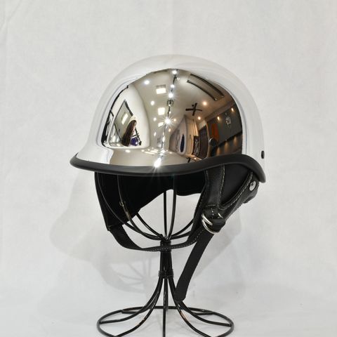 【XL/XXLサイズ｜即日発送】 | BURST VG HELMET (CHROME) | バースト ヴィンテージジョッキー ヘルメット