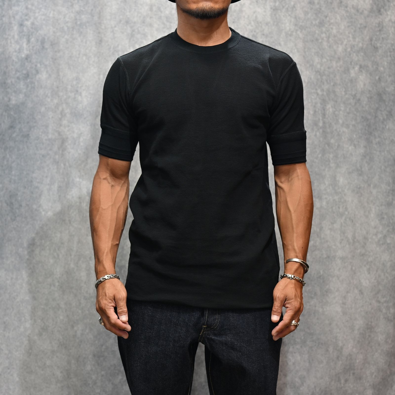 Thermal Crewneck T-SH （BLK） / サーマル Tシャツ （ブラック） / 2508-4003