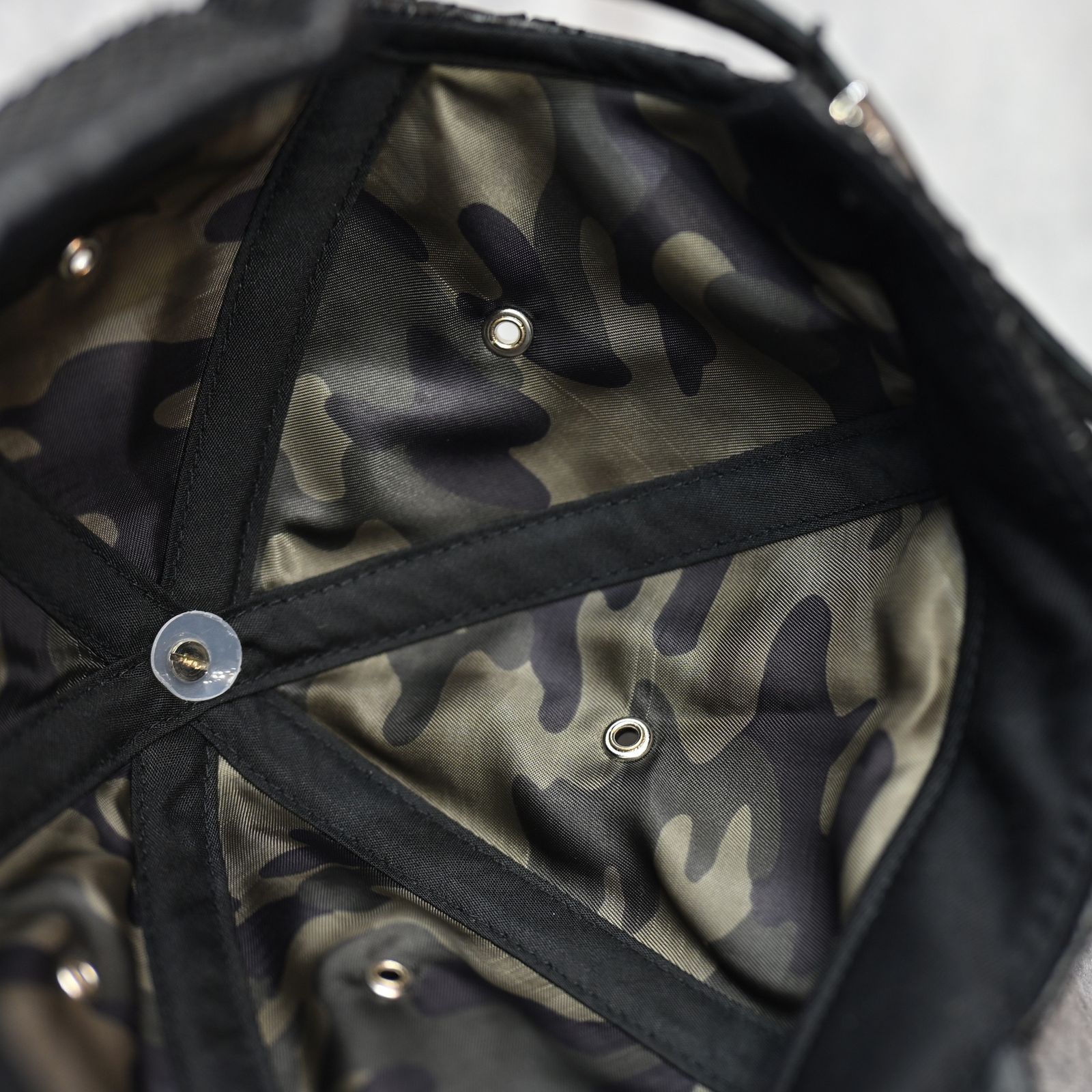 THE LINE PYTHON CAP （BLACK） / パイソンレザーキャップ （ブラック） T-284