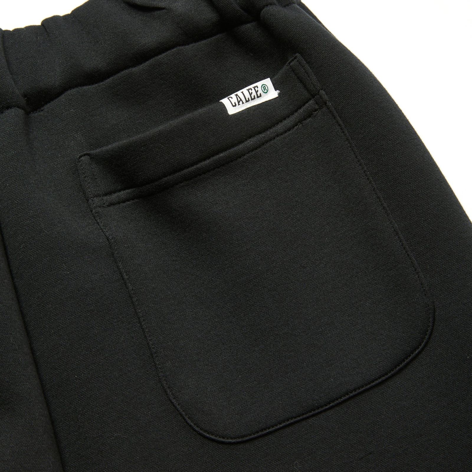 HIGH GAUGE DOUBLE KNIT SWEAT RELAX PANTS (BLACK)｜ダンボールニットスウェットパンツ｜CL-25AW020