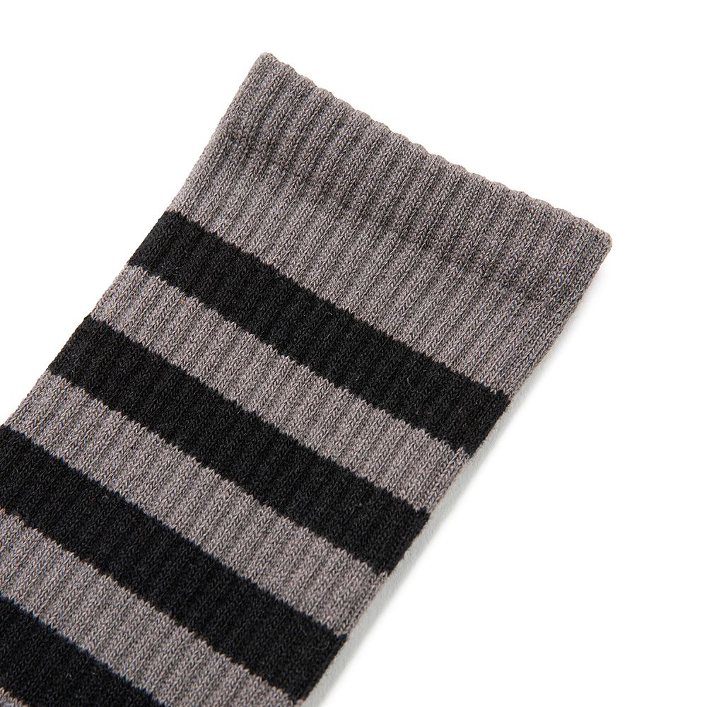 CALEE Logo line socks (Gray) / ライン ソックス