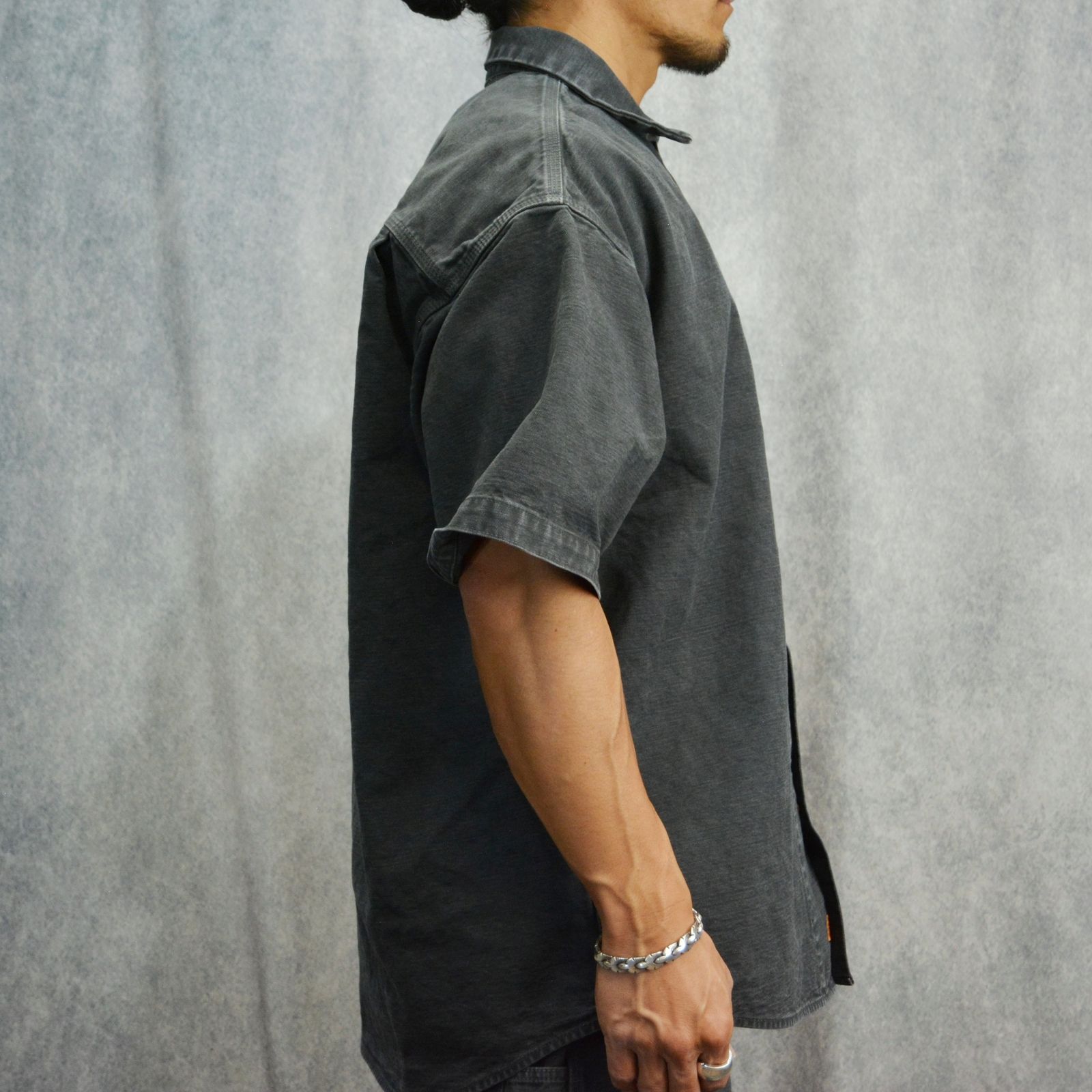 FR HALF SLEEVE SHIRT （CHARCOAL） 半袖シャツ （チャコール） 1251-SH01-001