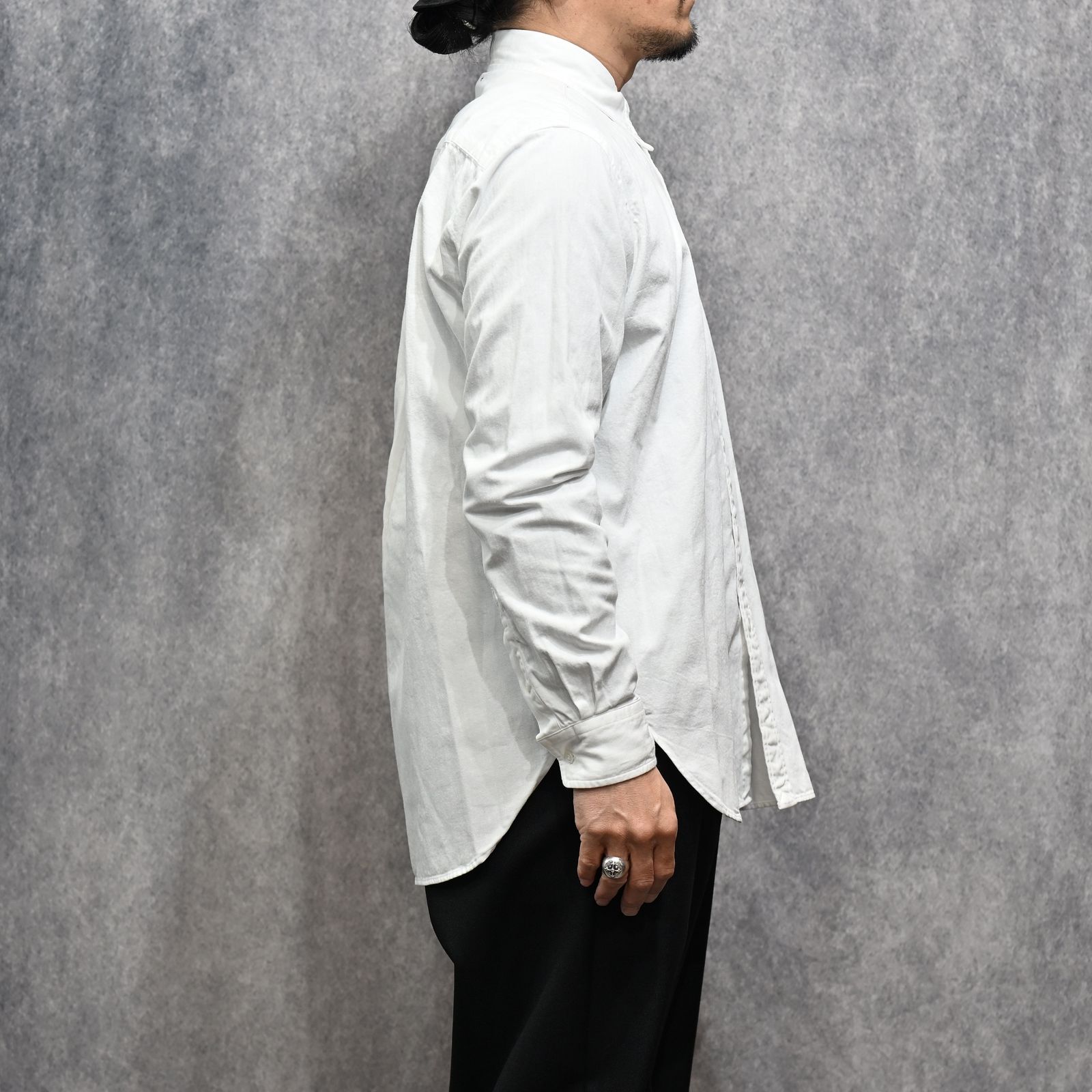 L.Denim BD SH （WHT）｜デニム ボタンダウンシャツ｜2603-5003