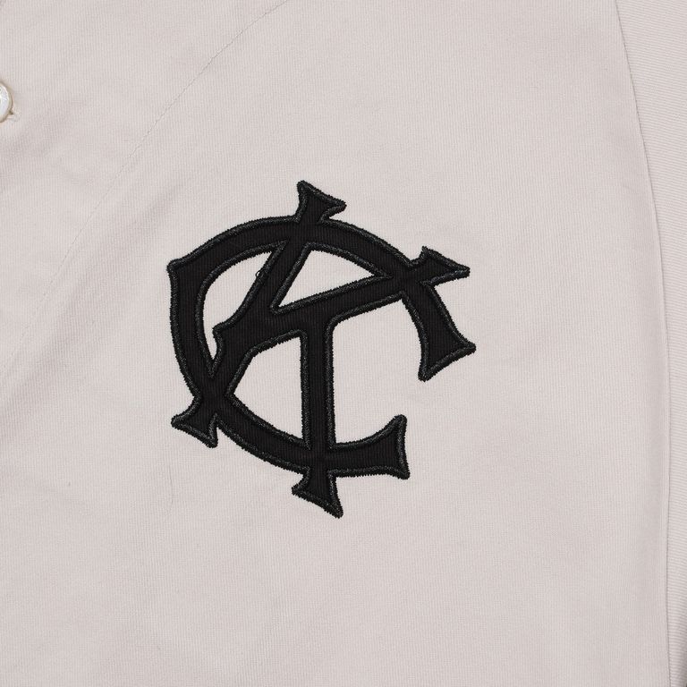 CALEE KEBOZ ケボズ  BASEBALL SHIRT L WHITE CALEE - × KEBOZ BASEBALL SHIRT (IVORY) / × ケボズ ベース