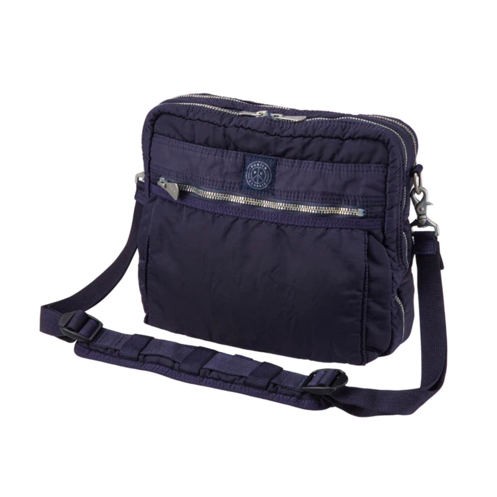 SUPER NYLON SIMPLE SHOULDER BAG (BLUE) / スーパーナイロン ショルダーバッグ （ブルー） PC-015-3075-10