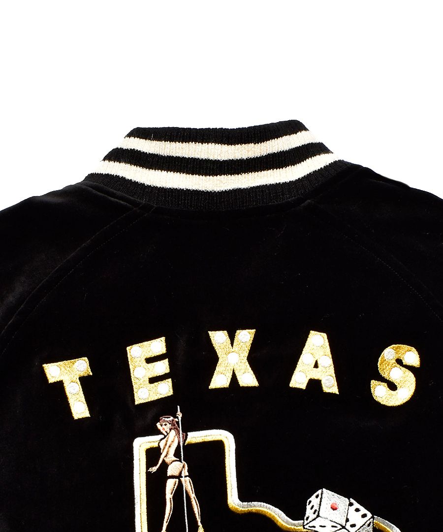 Texas Stripclubs Reversible  （BLK） / リバーシブル ブルゾン （ブラック）
