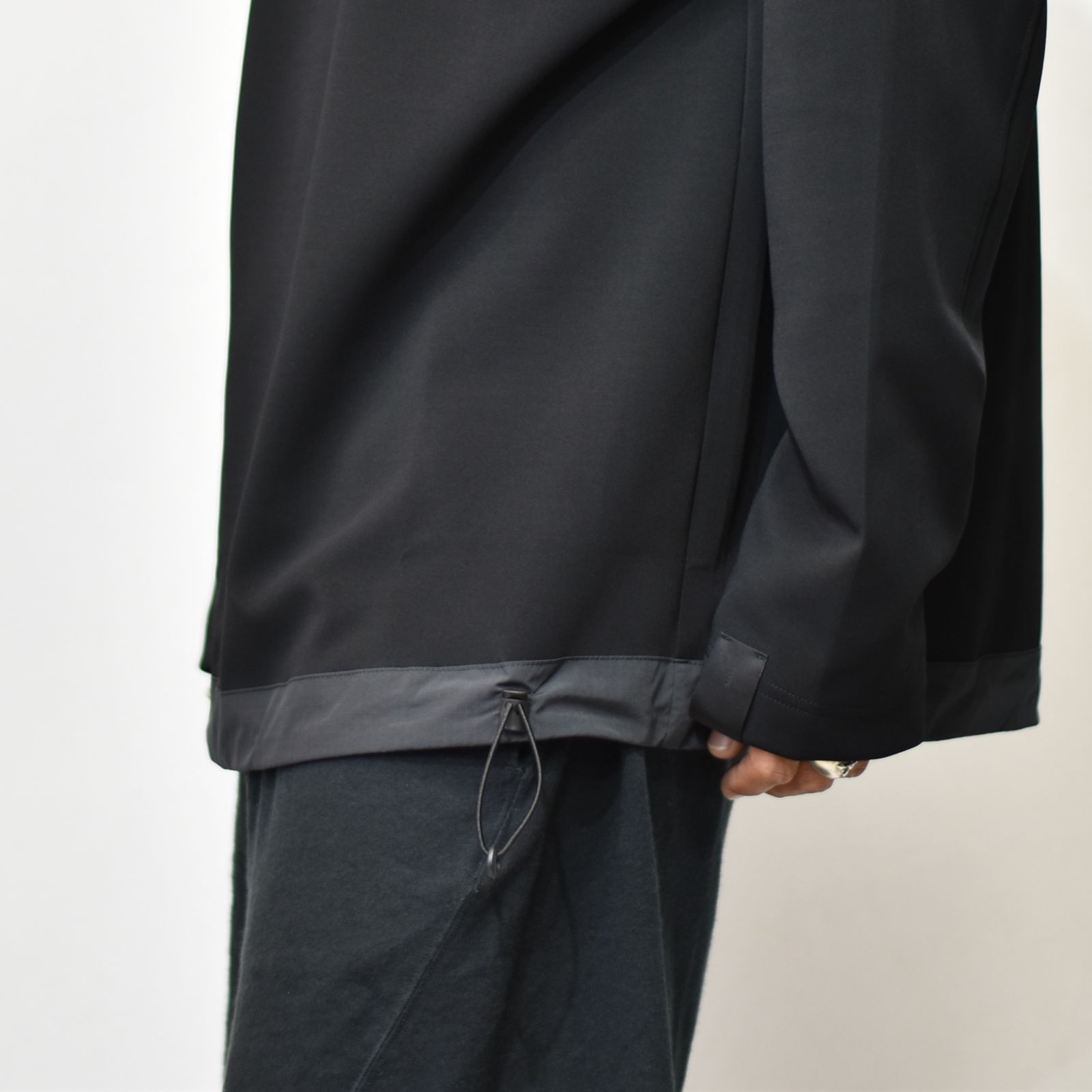 CREWNECK LONG SLEEVE  （BLACK） クルーネック ロングスリーブカットソー