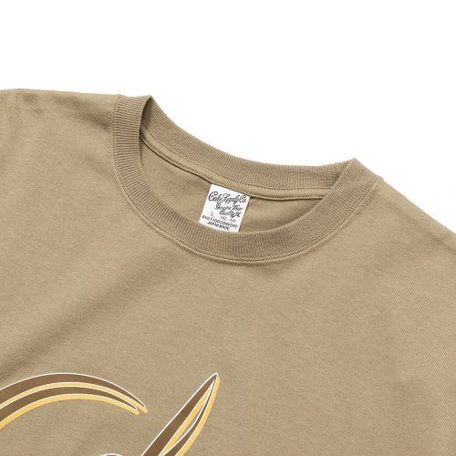 DYING TO SAY SOMETHING T‐SHIRT (BEIGE) / プリントTシャツ