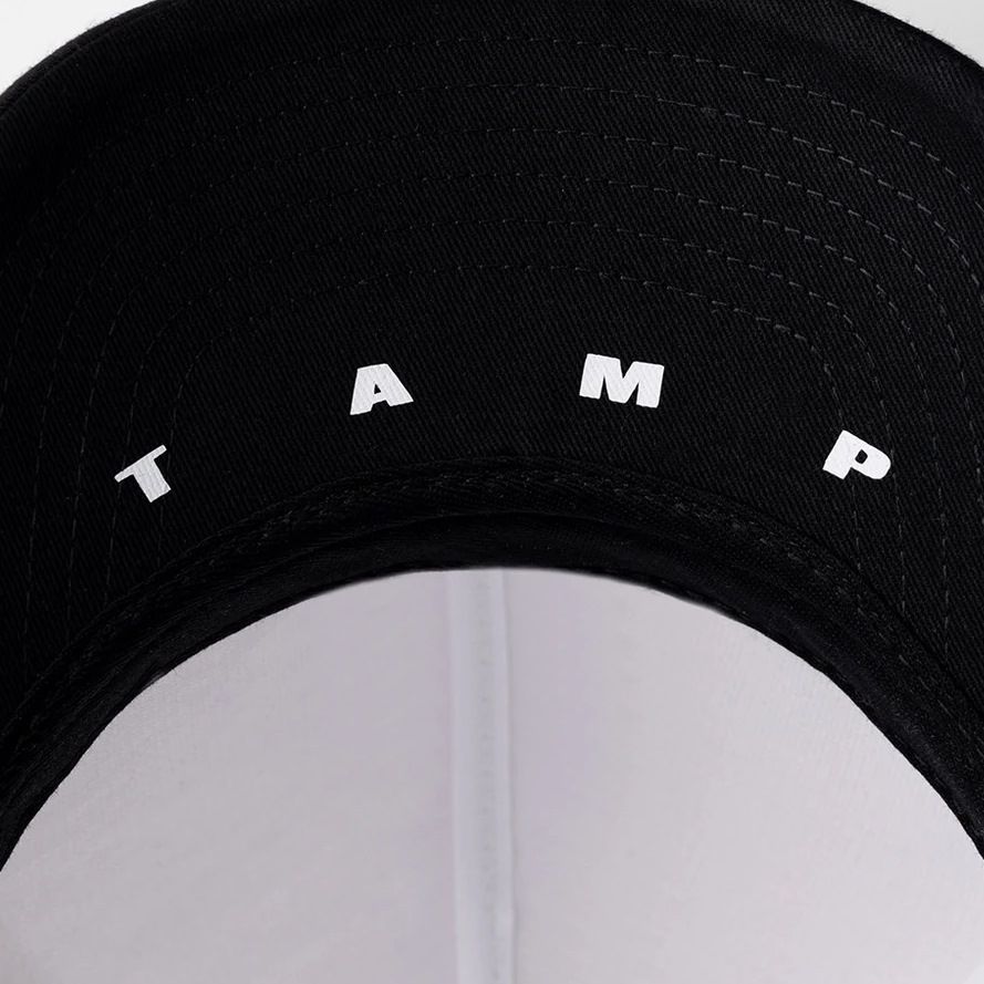 Black Water Snapback (White)