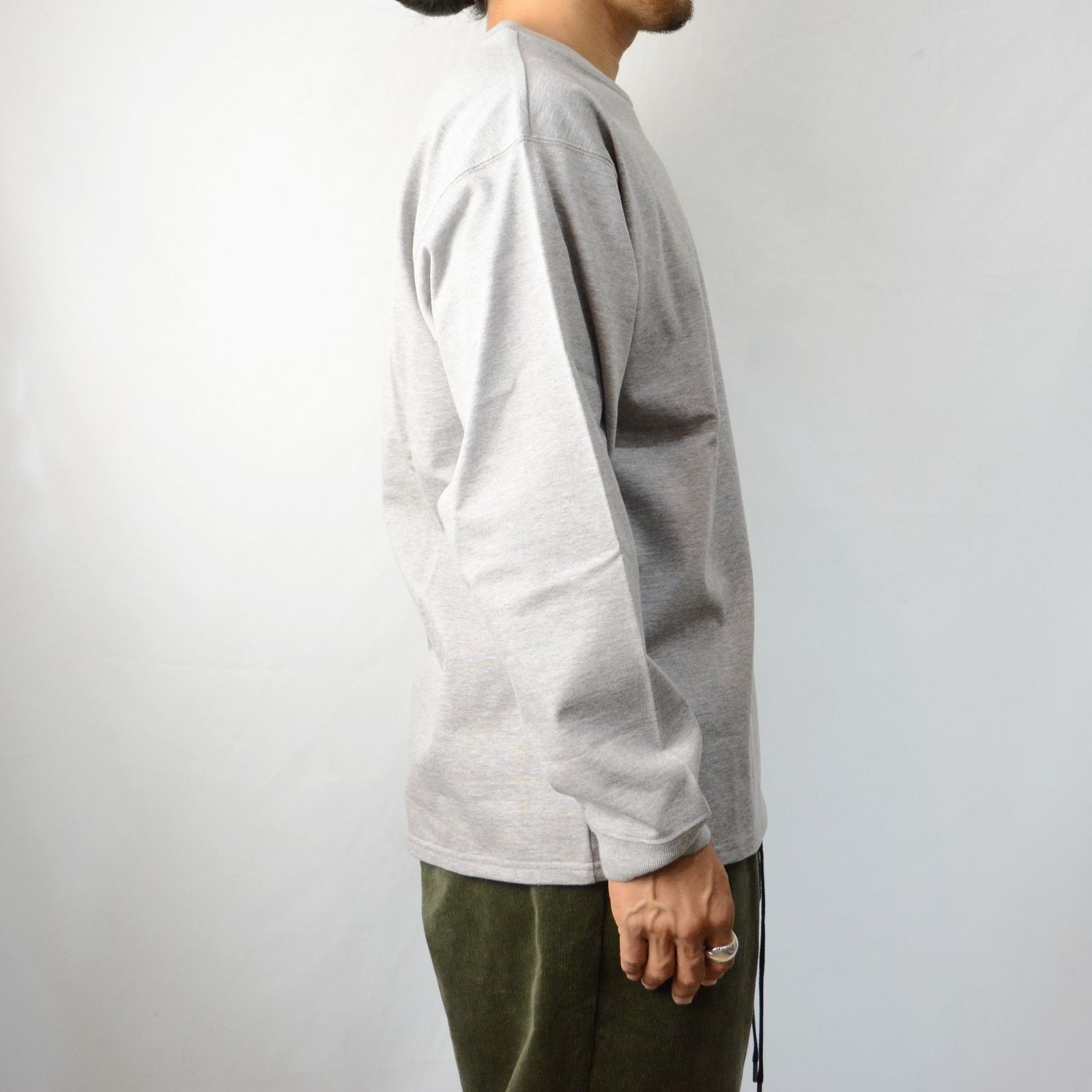 ロングスリーブ カットソー （GRAY）