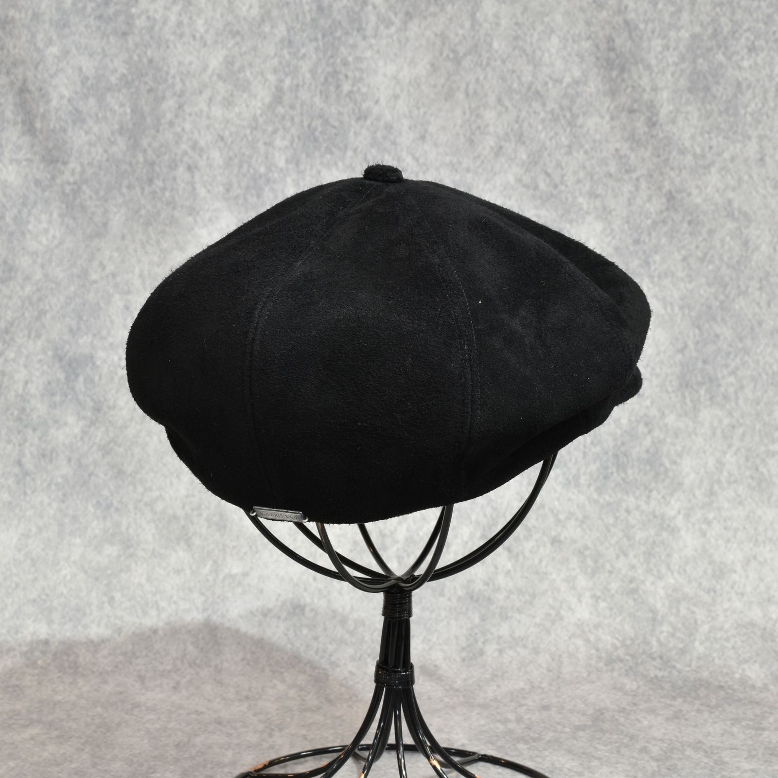 × The Letters Horsehide Suede Casquette "LETTERBOY" (BLACK)｜× レターズ ホースハイド スエード キャスケット｜Z01005