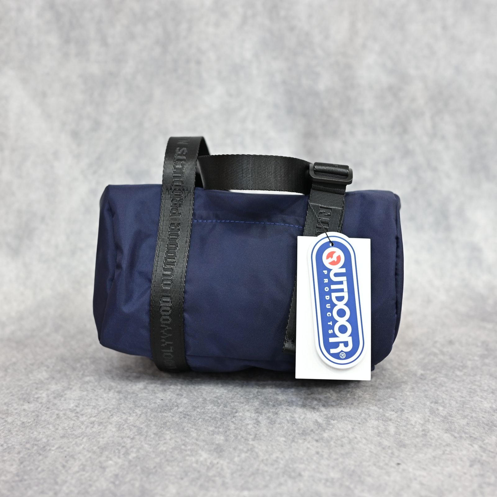 × OUTDOOR PRODUCTS MINI BARREL BAG （NAVY）｜2252-AC06