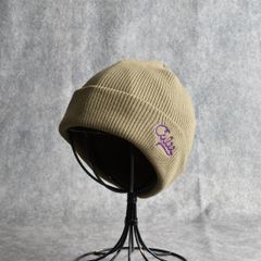 A/R KNIT CAP (ASH BROWN) / ニットキャップ