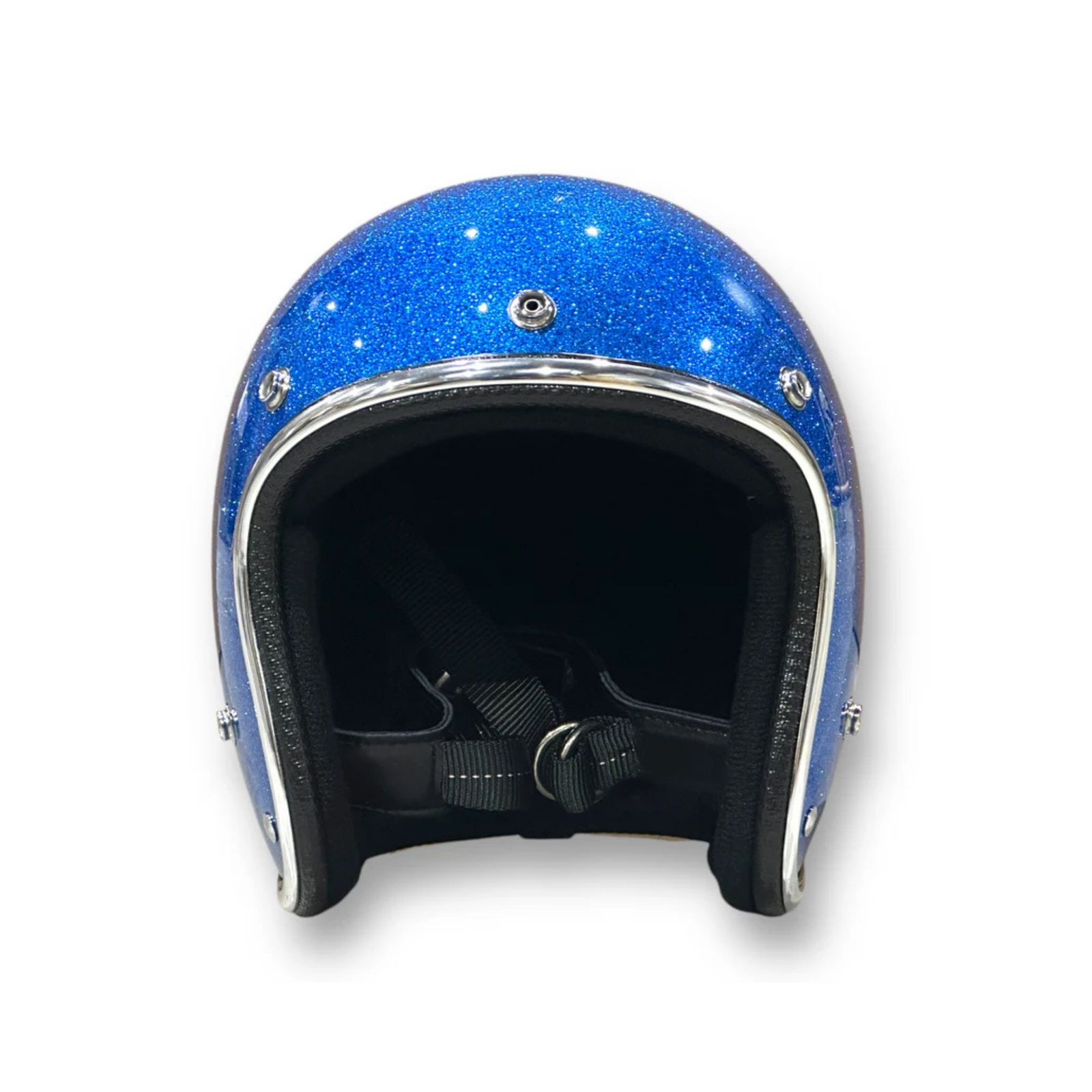 【Sサイズ｜即日発送】 | GLITTER 3/4 HELMET (BLUE) | グリッターヘルメット