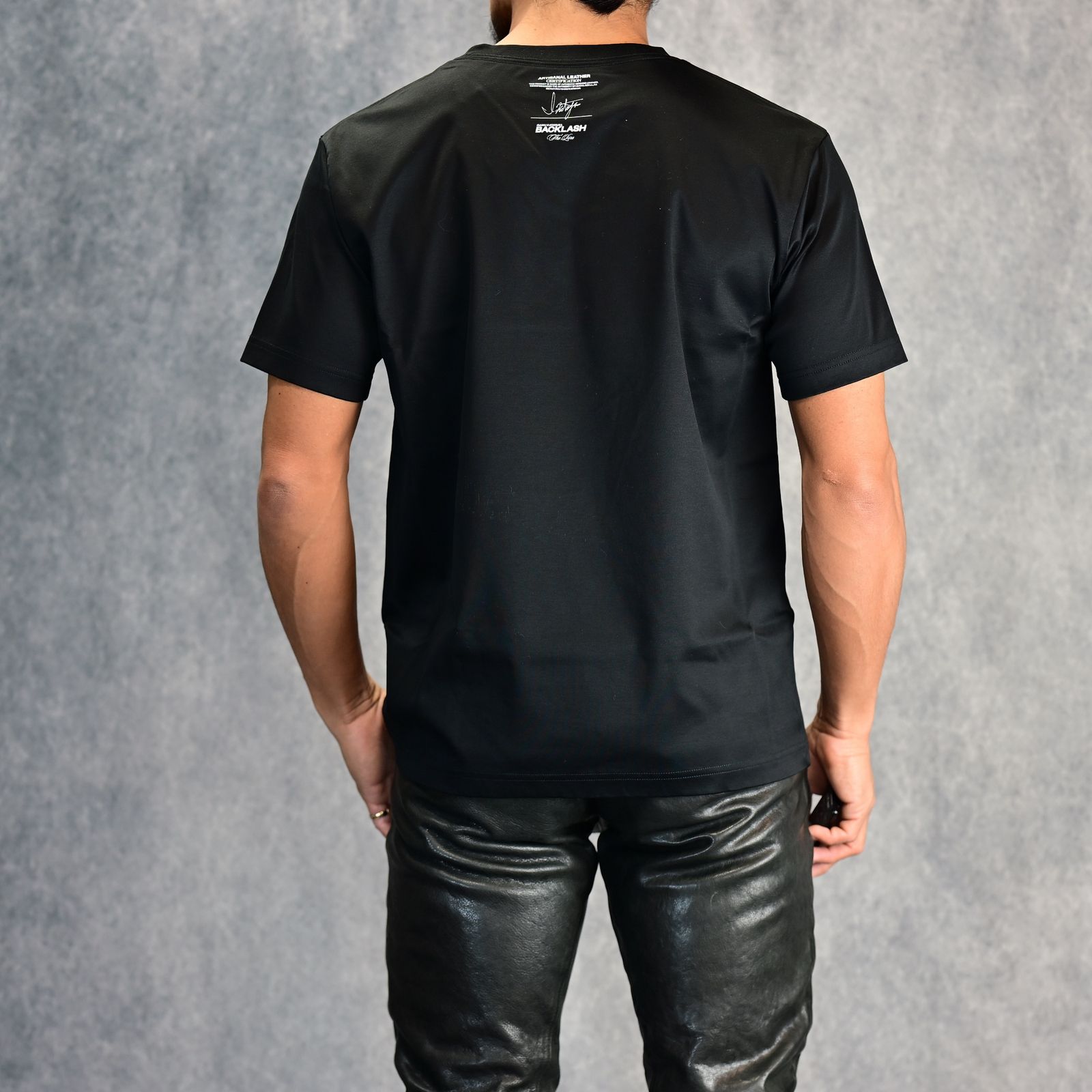 THE LINE スーピマコットン Tシャツ （BLACK） T-268