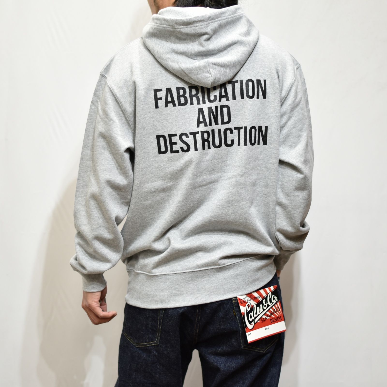 CUTRATE LOGO L/S PULLOVER PARKA  (GRAY)