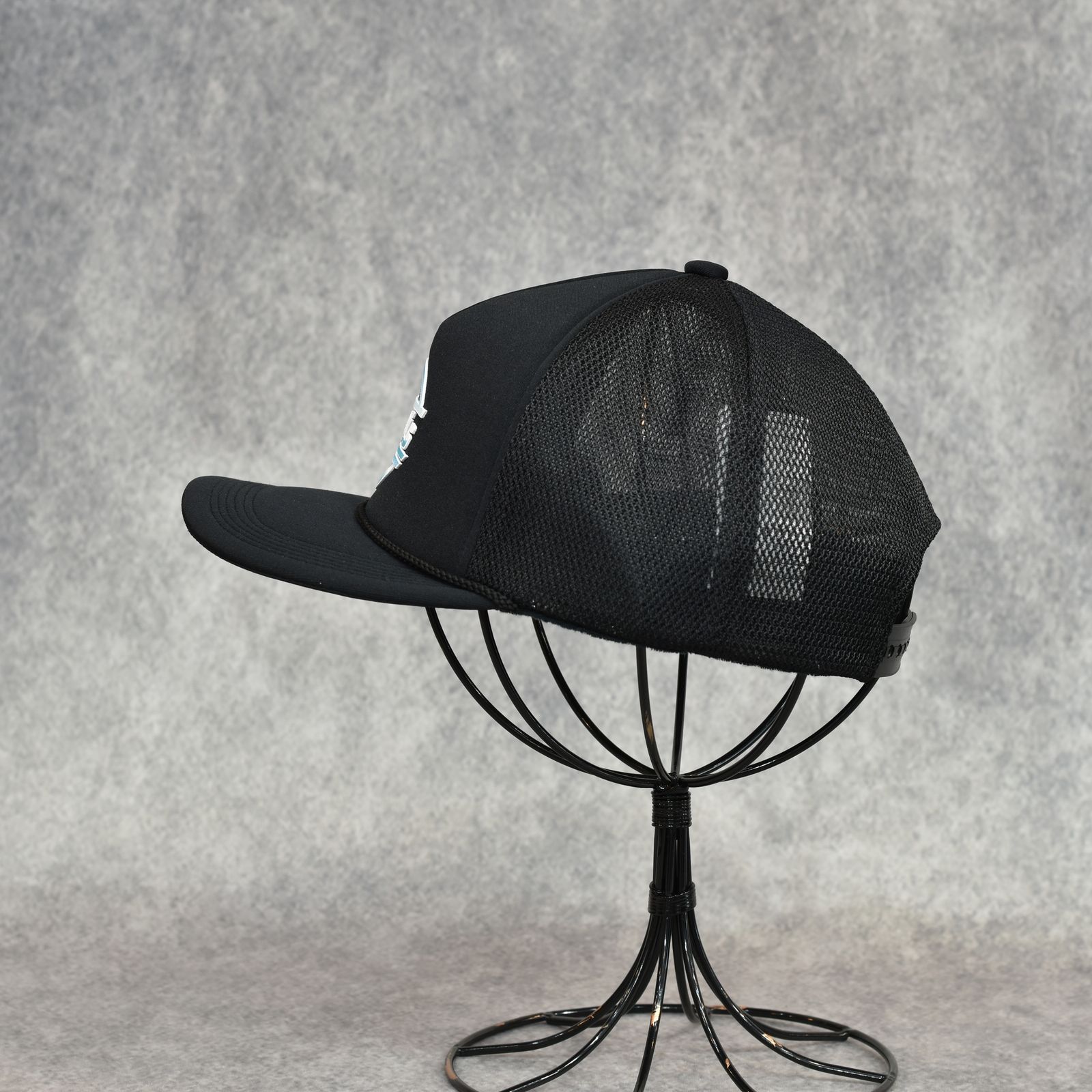 Trucker Mesh Cap "RACERBOY" (BLACK)｜メッシュキャップ｜Y01009