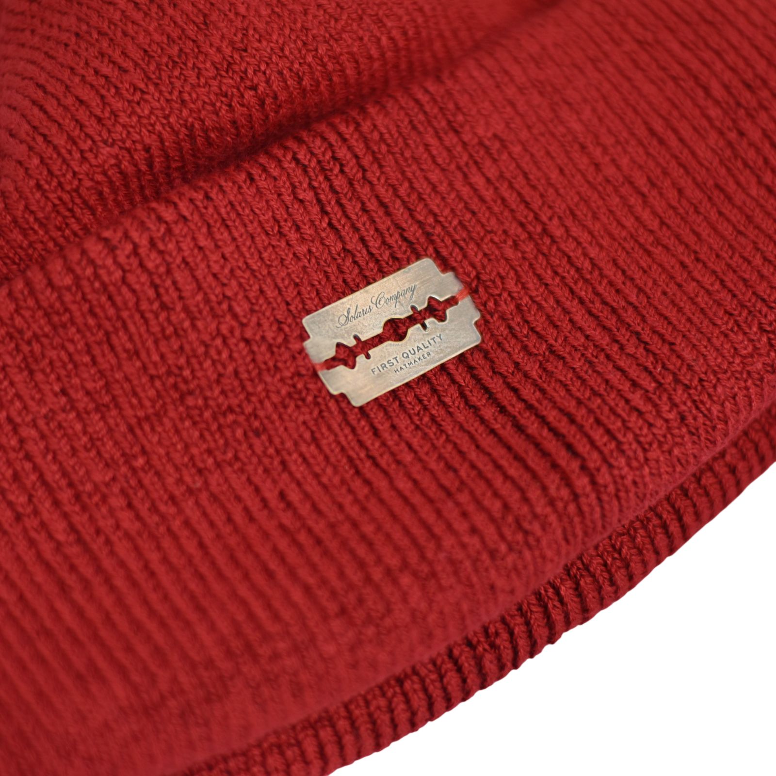 Acrylic Cotton Watch Cap "HUNTER" (SCARLET)｜ワッチキャップ ニット帽｜Y01024