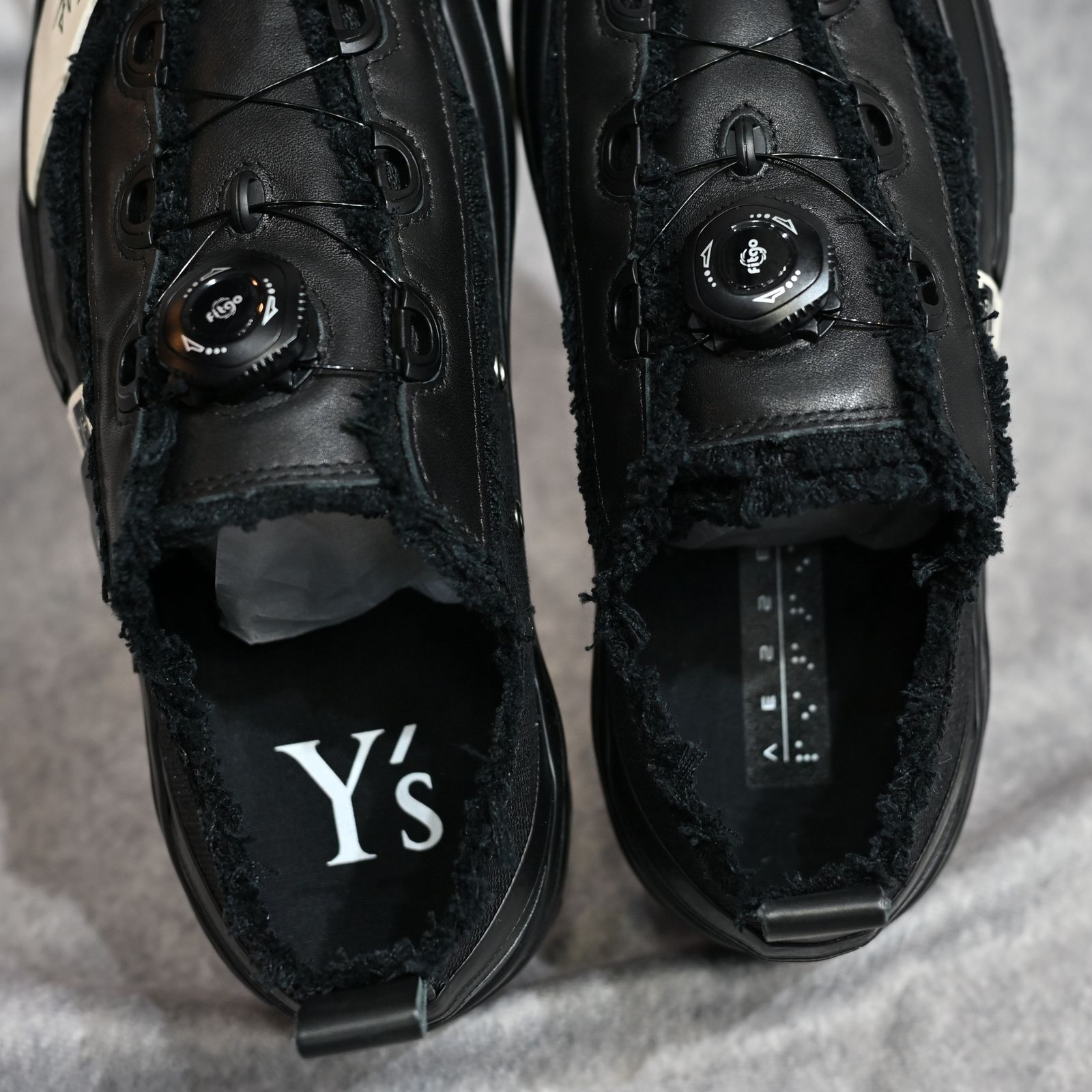Y’s × xVESSEL PLATFORMM SNEAKER （BLACK） /  スニーカー （ブラック） / YK-E07-885-1-01