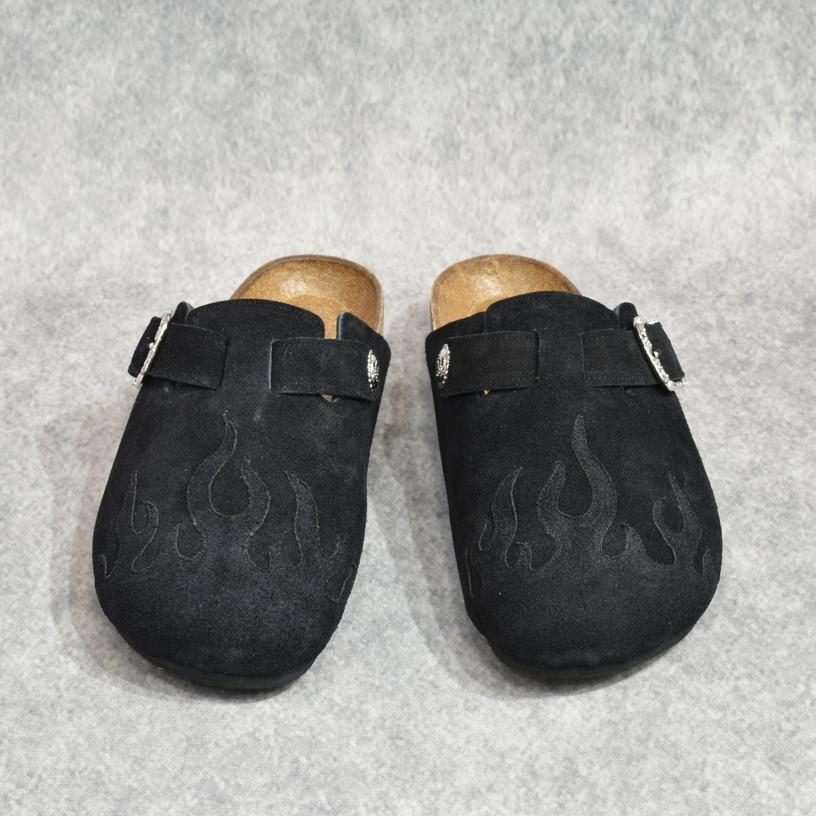 el conductorH - FLAME PATTERN SABO SANDALS (BK)｜フレームパターン