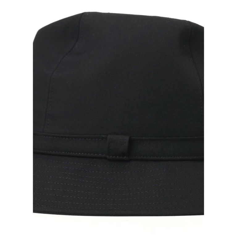 yohji yamamoto - GABARDINE FEDORA HAT (BLACK) | フェドラ yohji yamamoto - GABARDINE FEDORA HAT (BLACK) | フェドラ