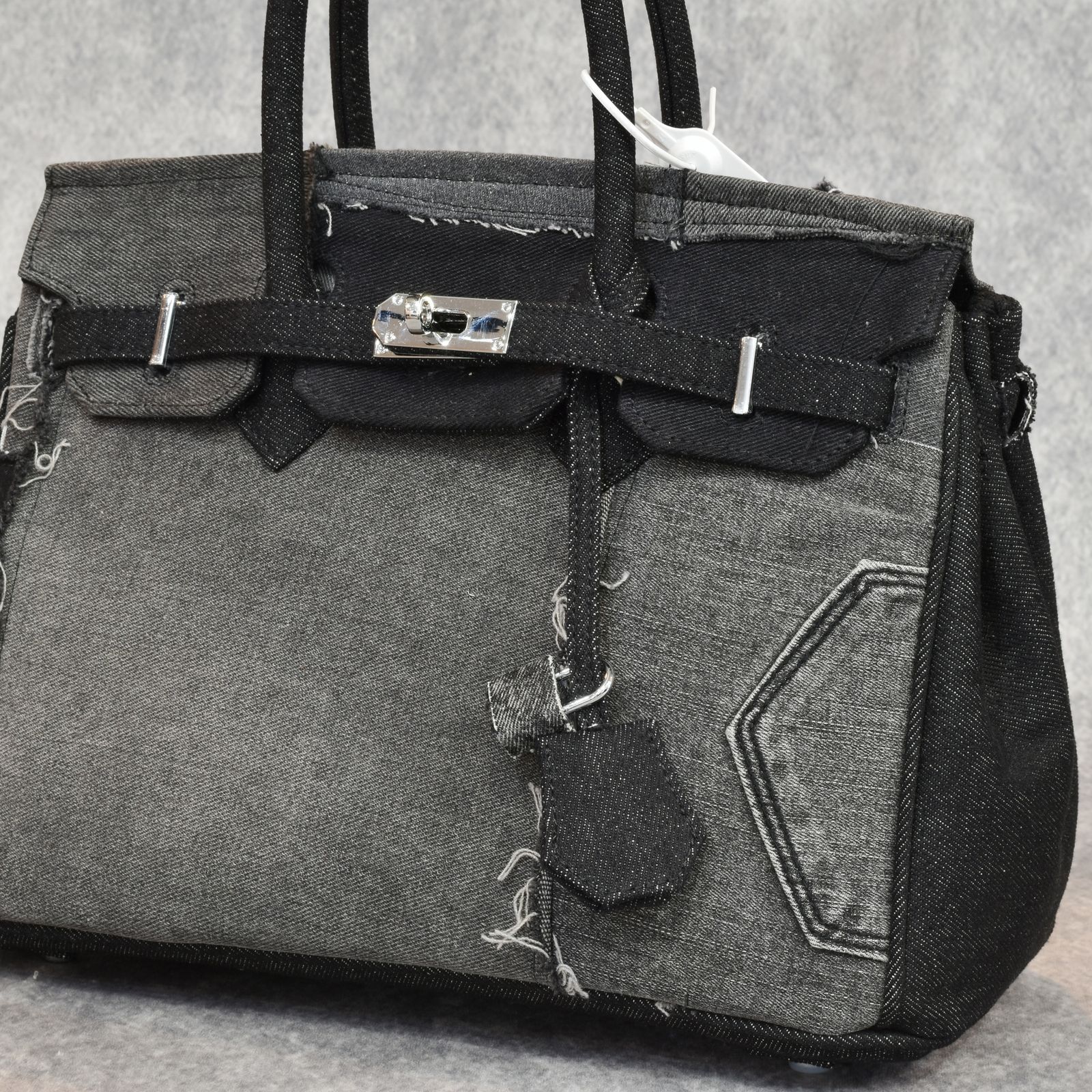 TRAVEL BAG  (MULTI BLACK DENIM) | ハンドバッグ