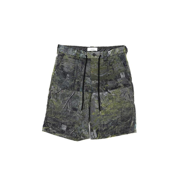 パンツ facetasm 20ss army shorts FACETASM - FOREST SHORTS (BLACKGREEN) / 森林(カモフラージュ